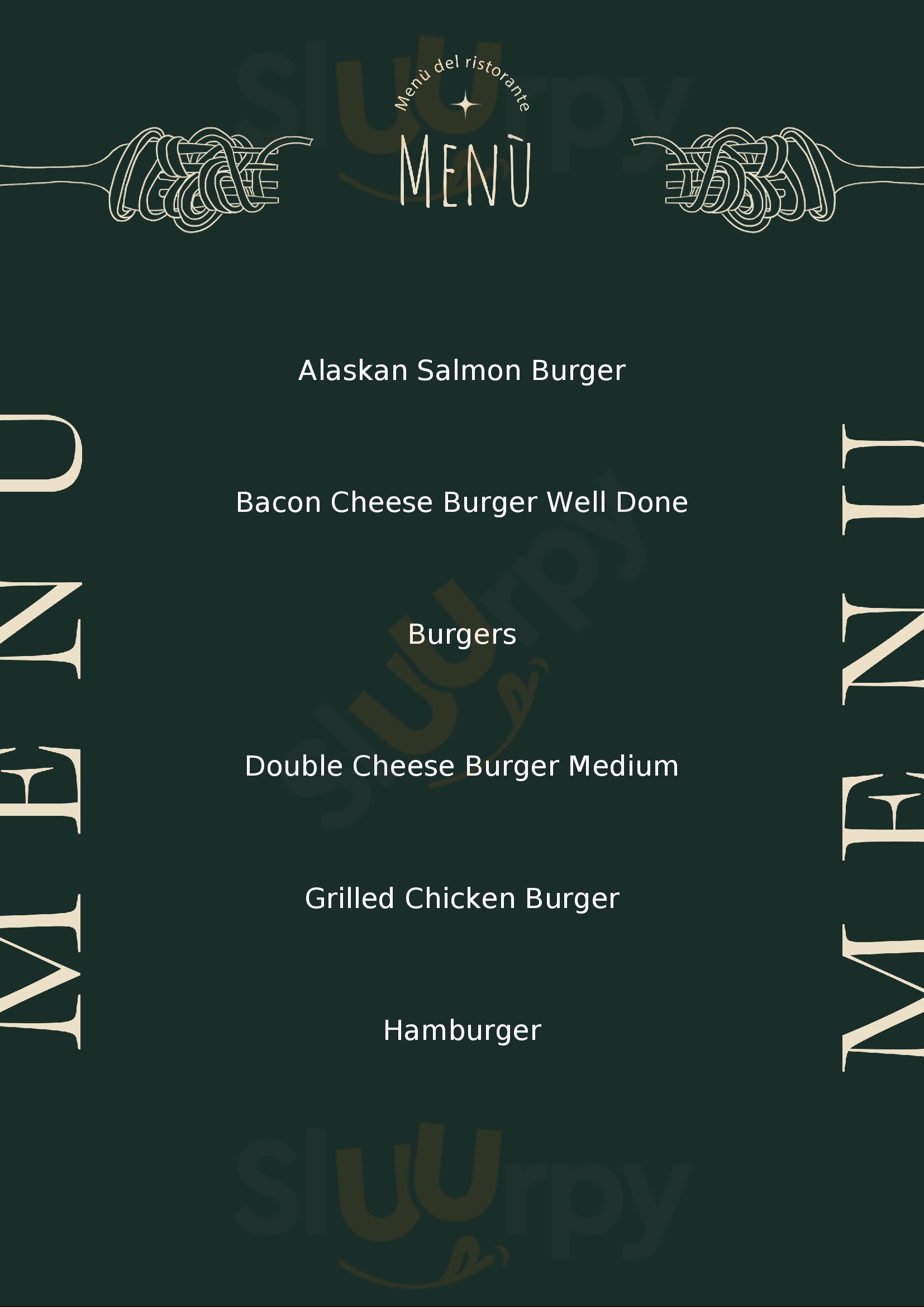 Burger Urway New York City Menu - 1