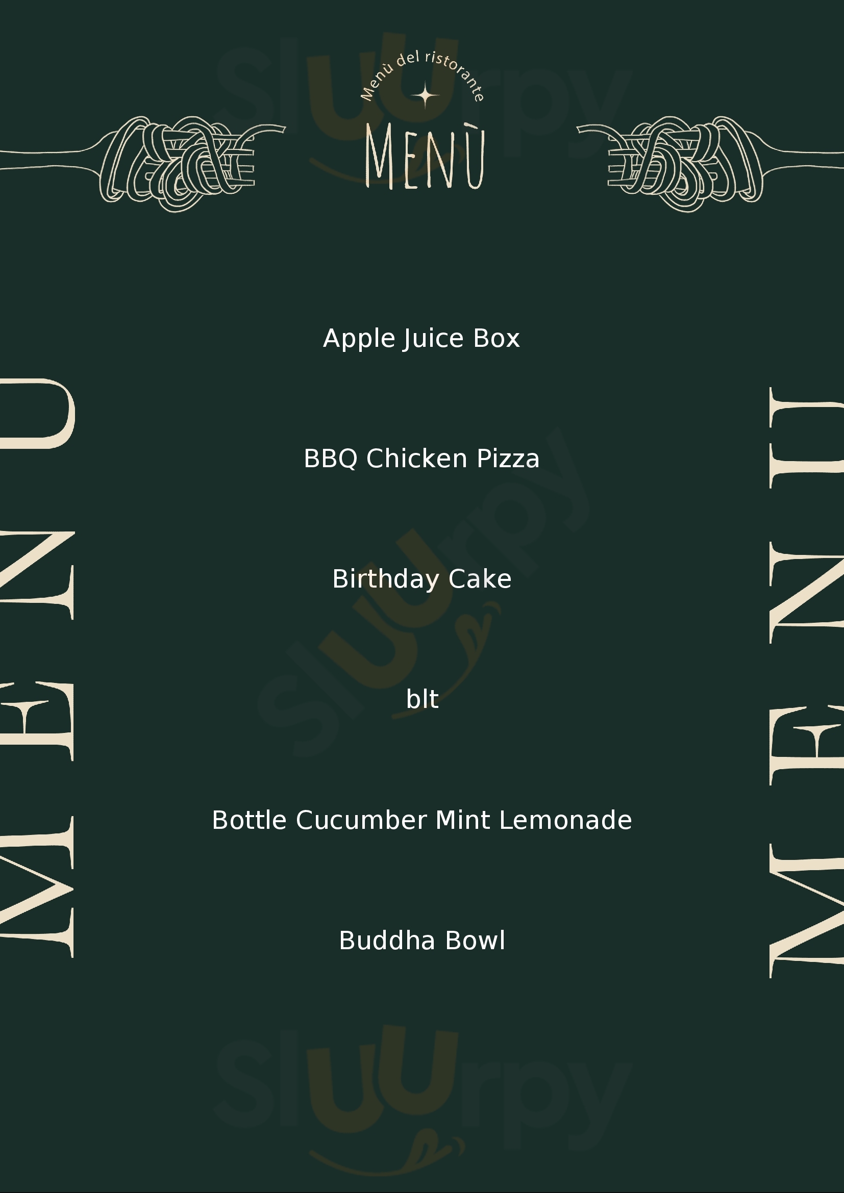 Menu Fuudies - Modern Market Eatery
