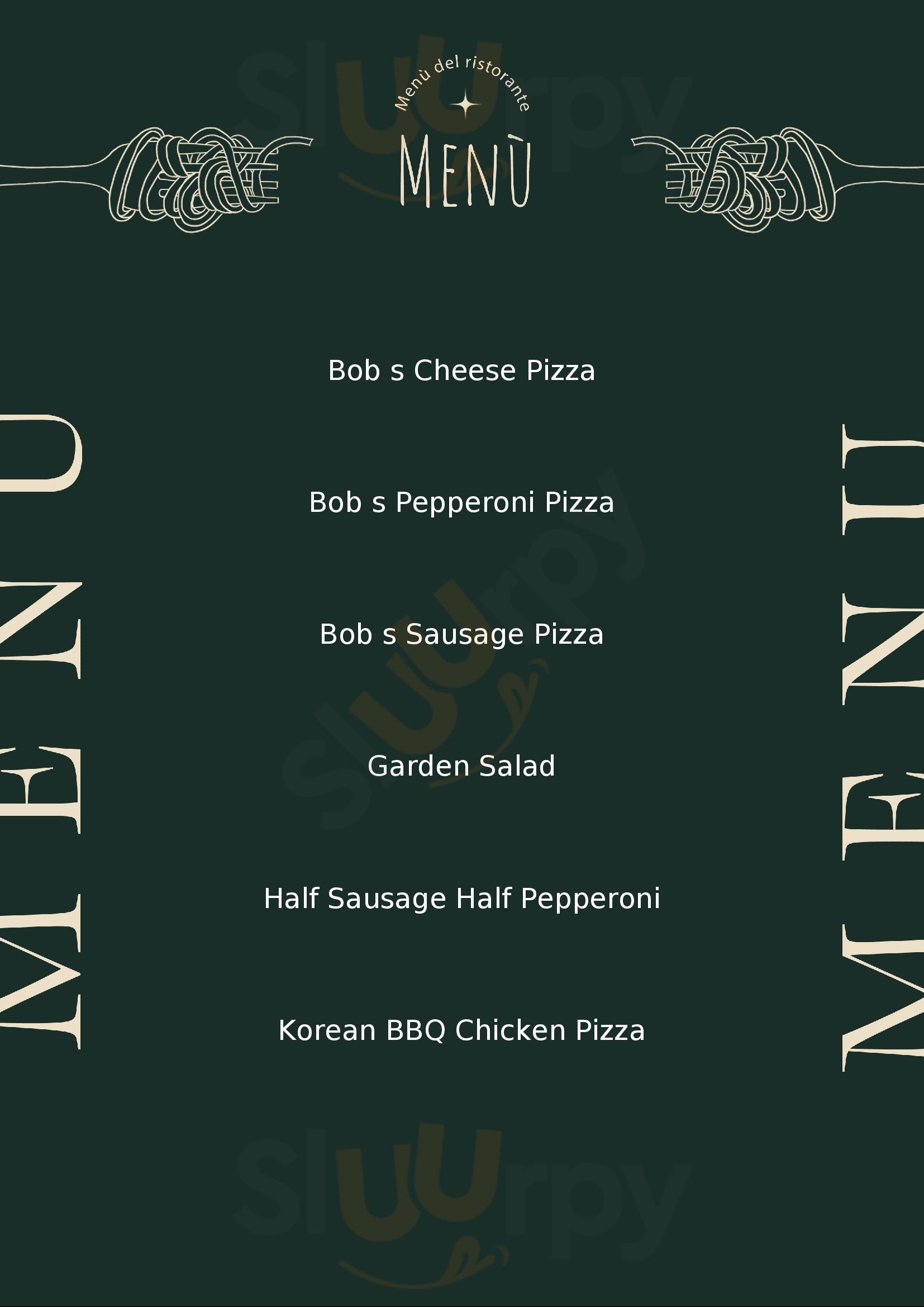 Bob's Pizza Chicago Menu - 1