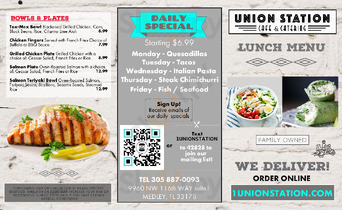 Union Station Cafe & Catering, Medley