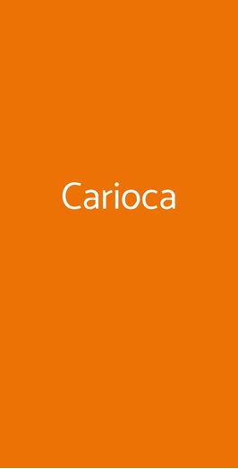 Carioca, Roma