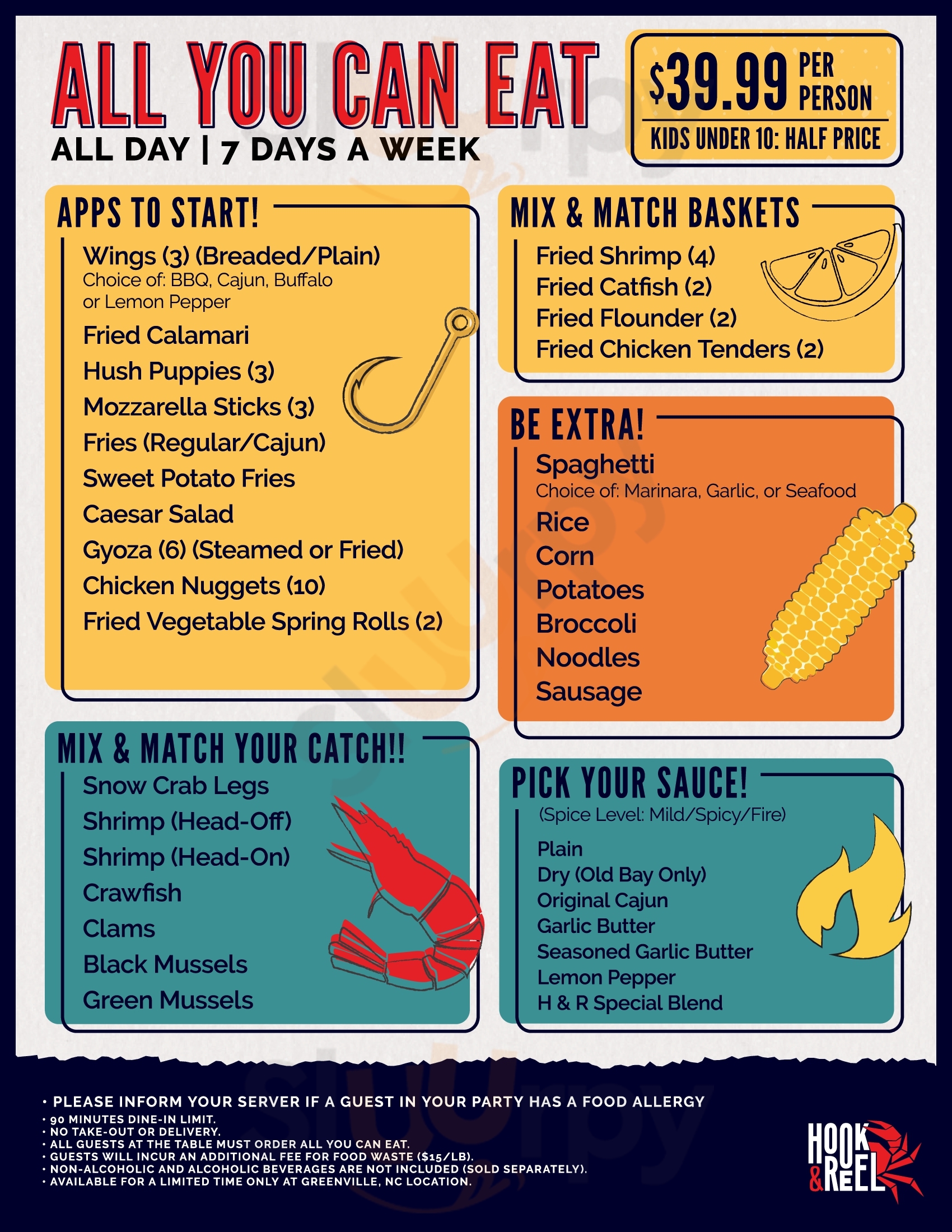 Main Menu - Hook & Reel