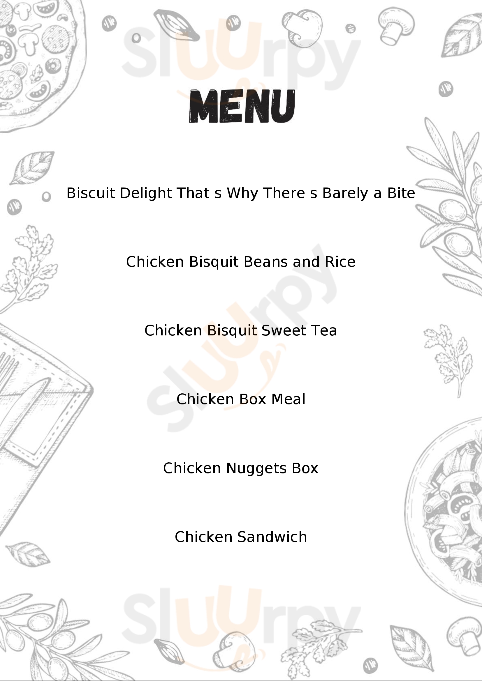 Popeyes Louisiana Kitchen Erie Menu - 1