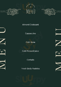 Giant Leap Coffee menu