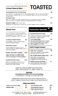 Toasted Artisan Grilled Cheese