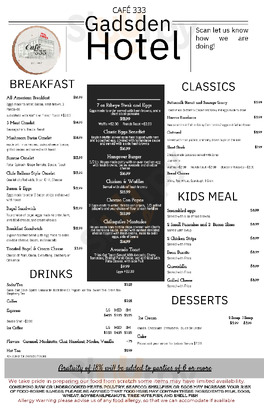 Gadsden's 333 Cafe