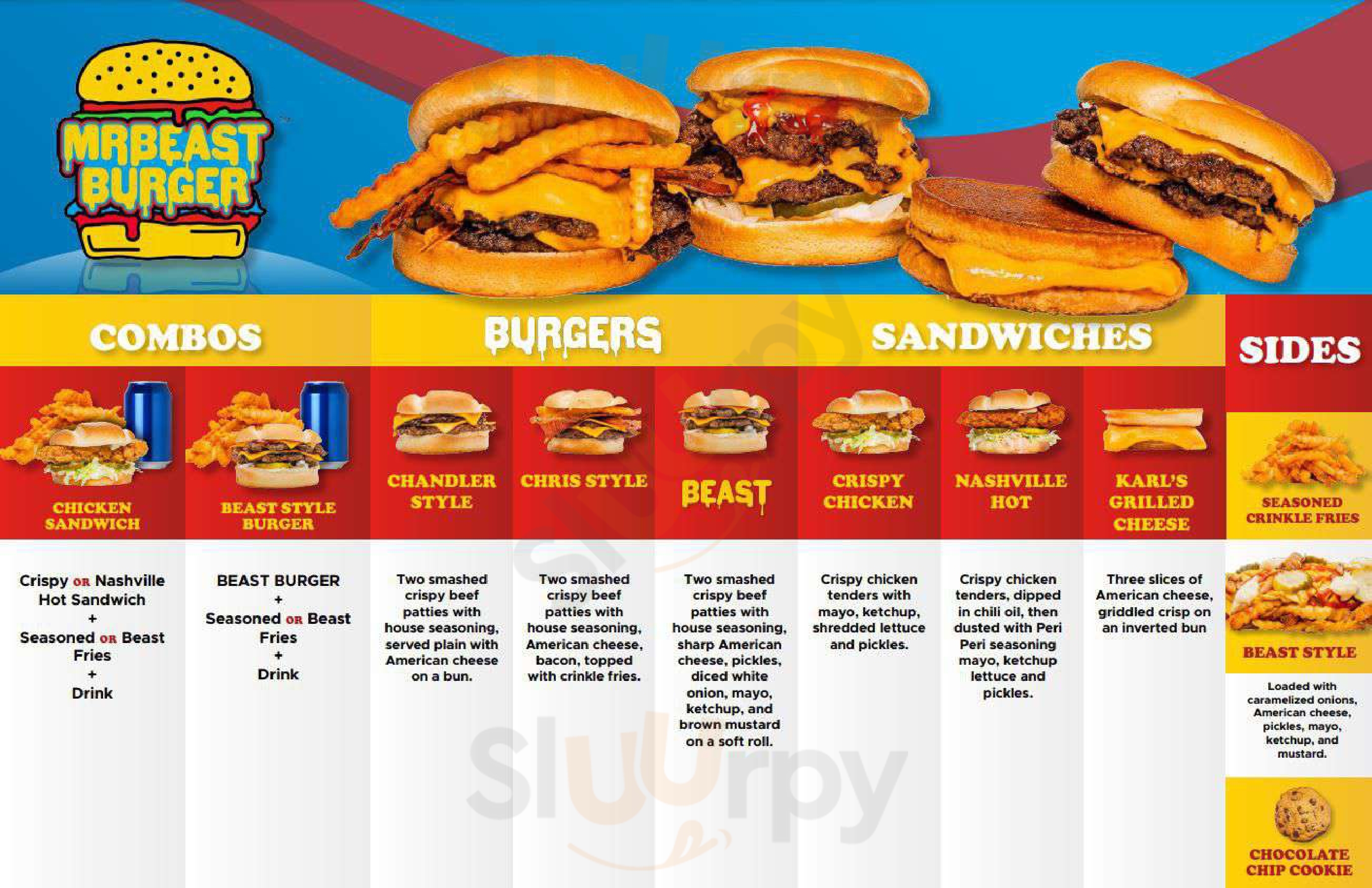 Mrbeast Burger Tampa Menu - 1