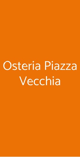 Osteria Piazza Vecchia, Ceglie Messapica