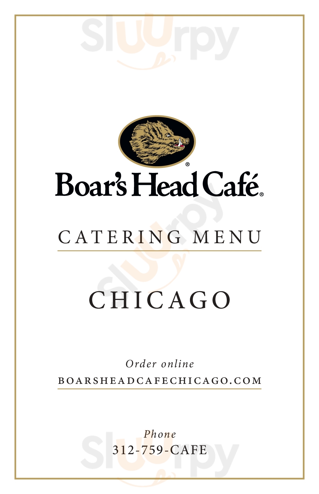 Boar's Head Cafe New York City Menu - 1