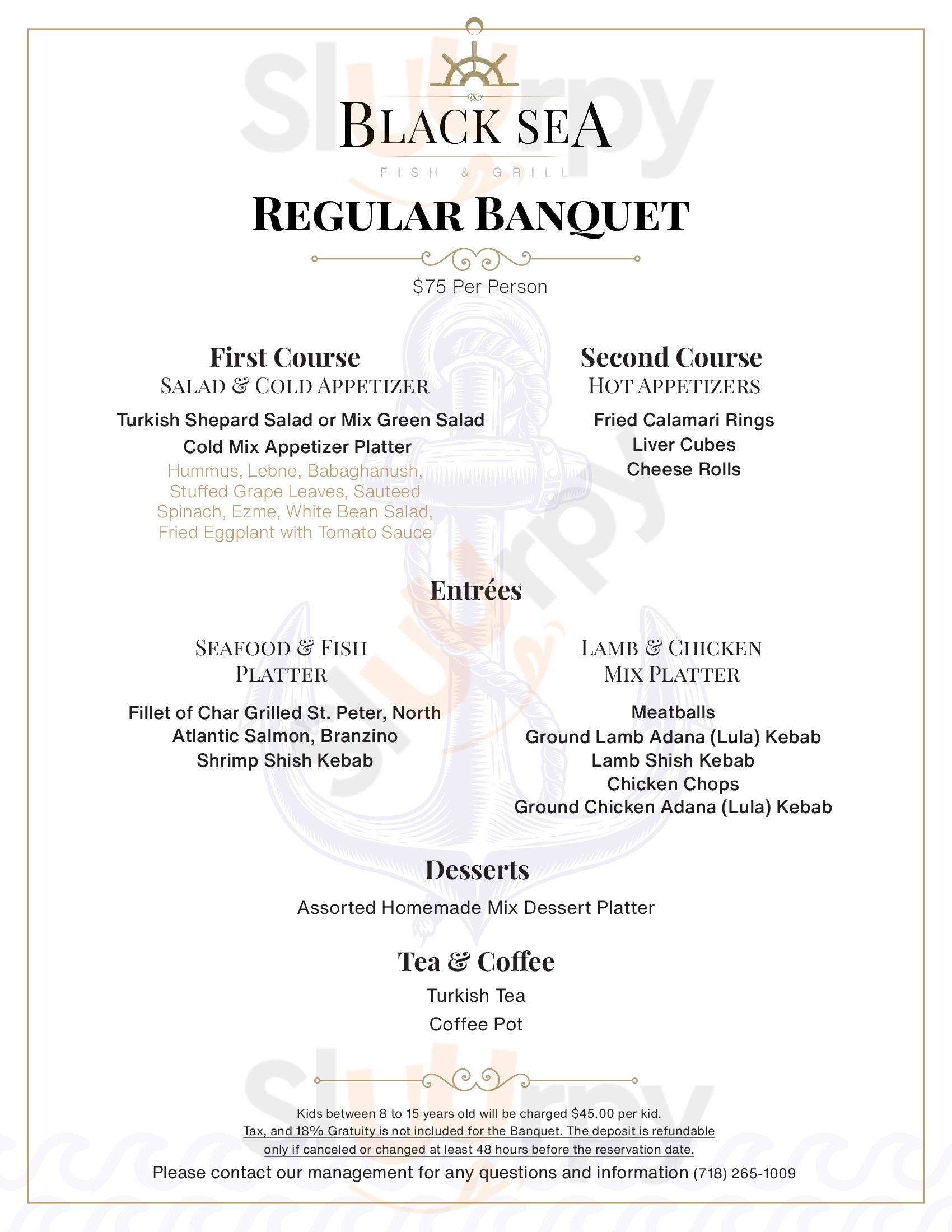 Main Menu - Black Sea Fish & Grill