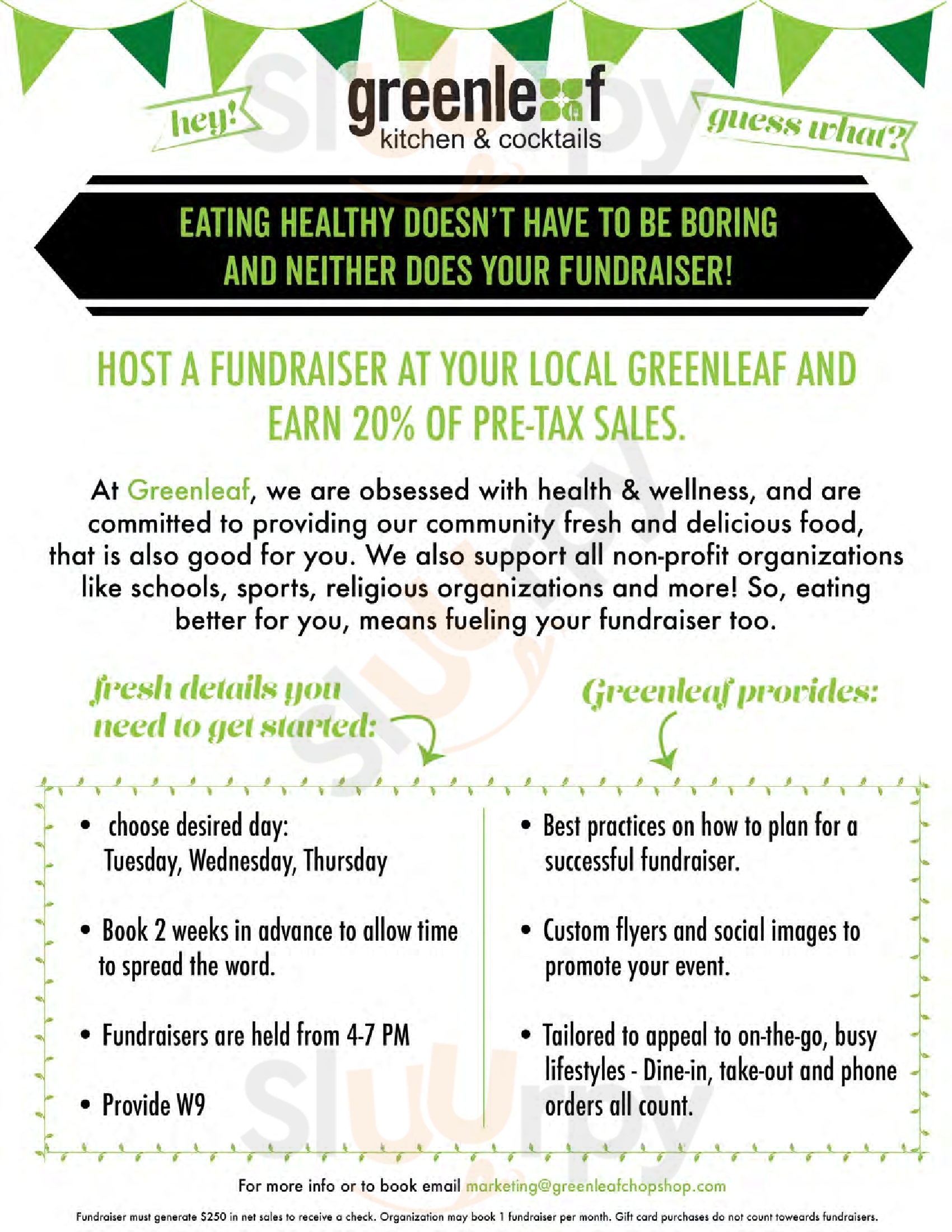 Main Menu - Greenleaf Chophouse