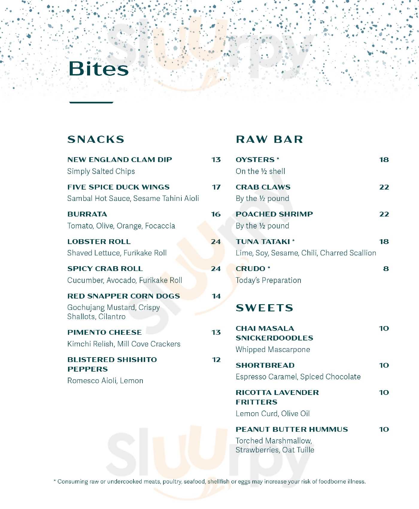 Main Menu - Luna Rooftop Bar