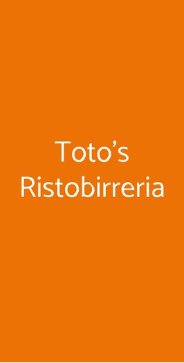 Toto's, Viterbo