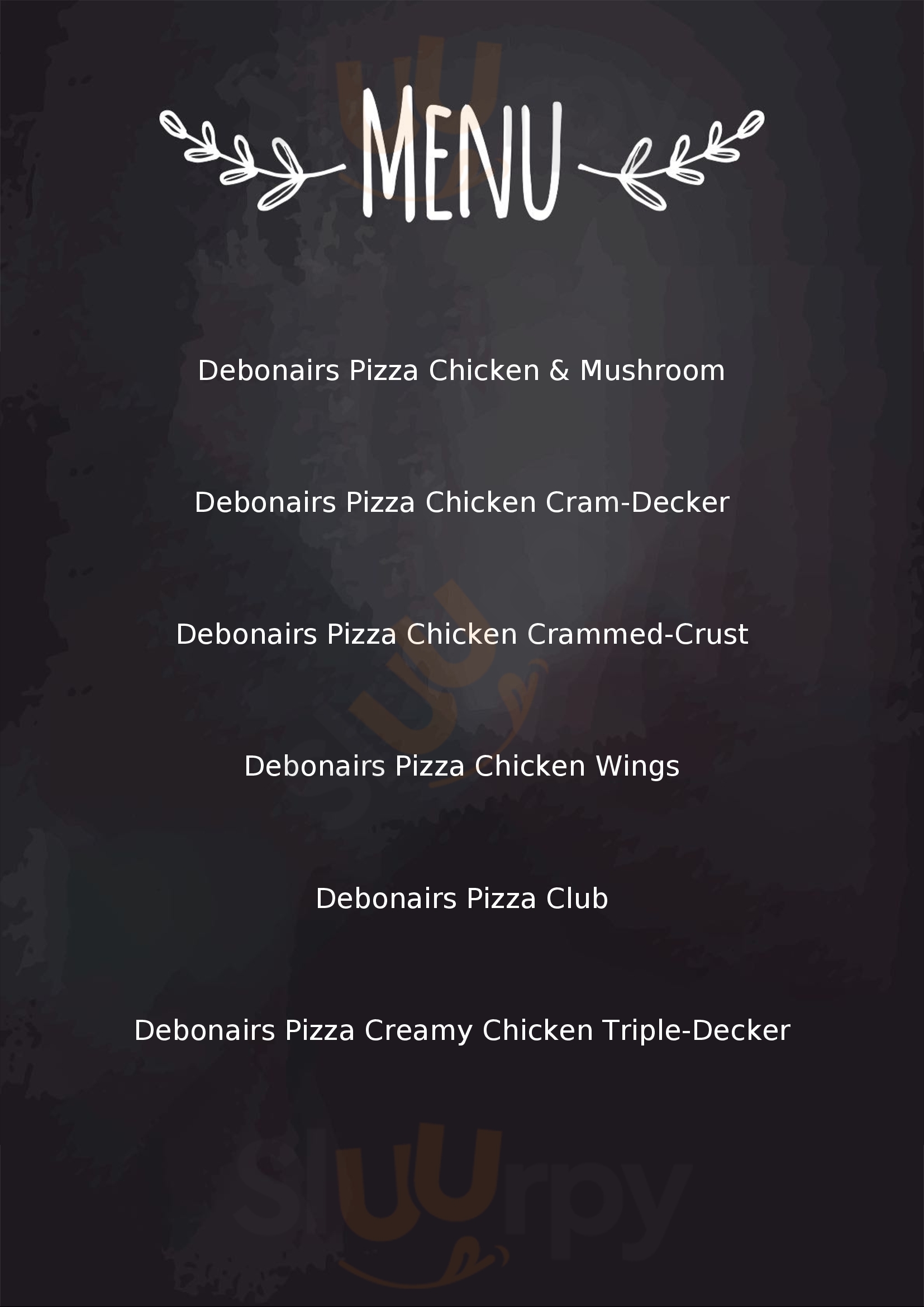 Debonairs Pizza Johannesburg Menu - 1