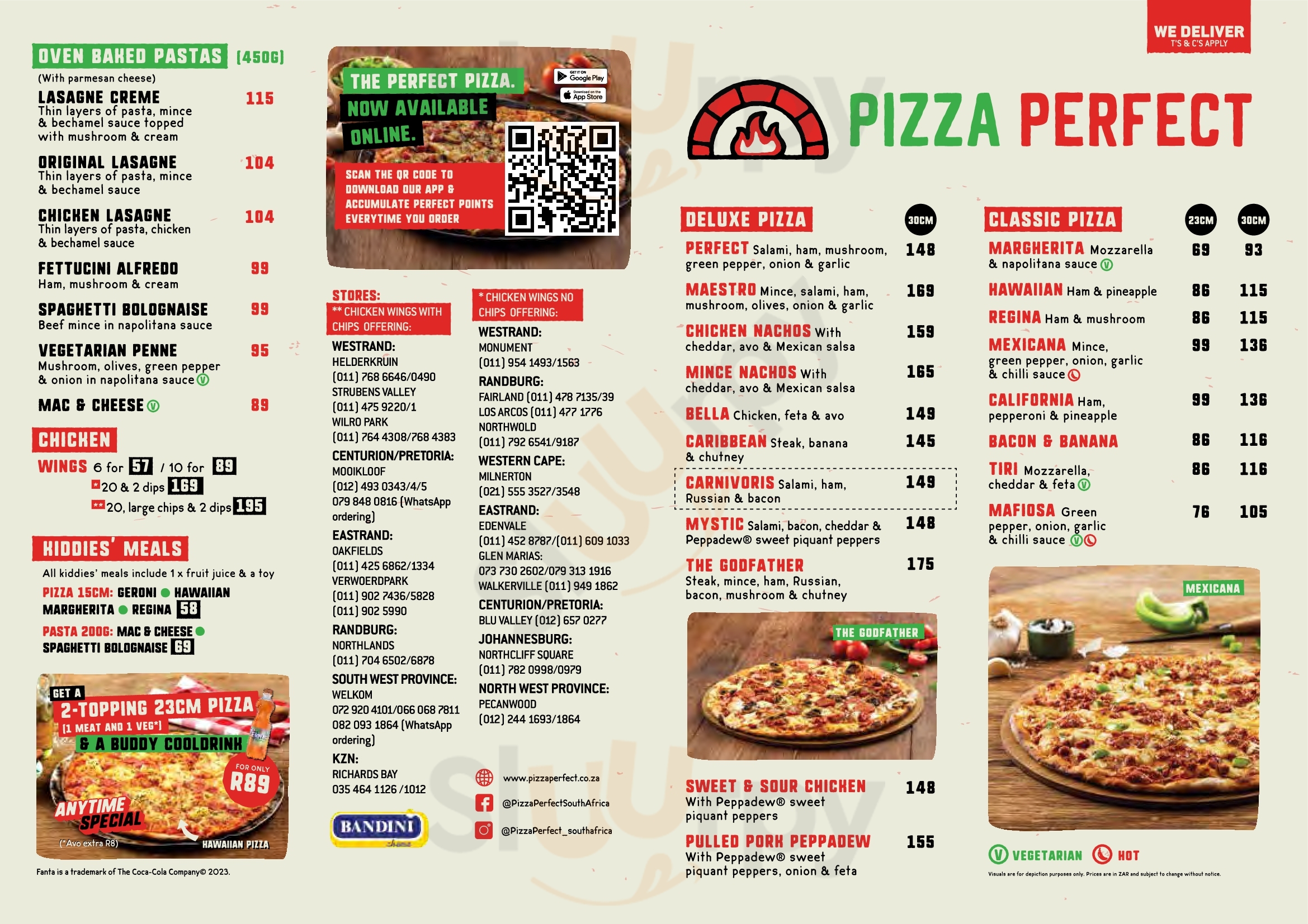 Pizza Perfect Olivedale Randburg Menu - 1