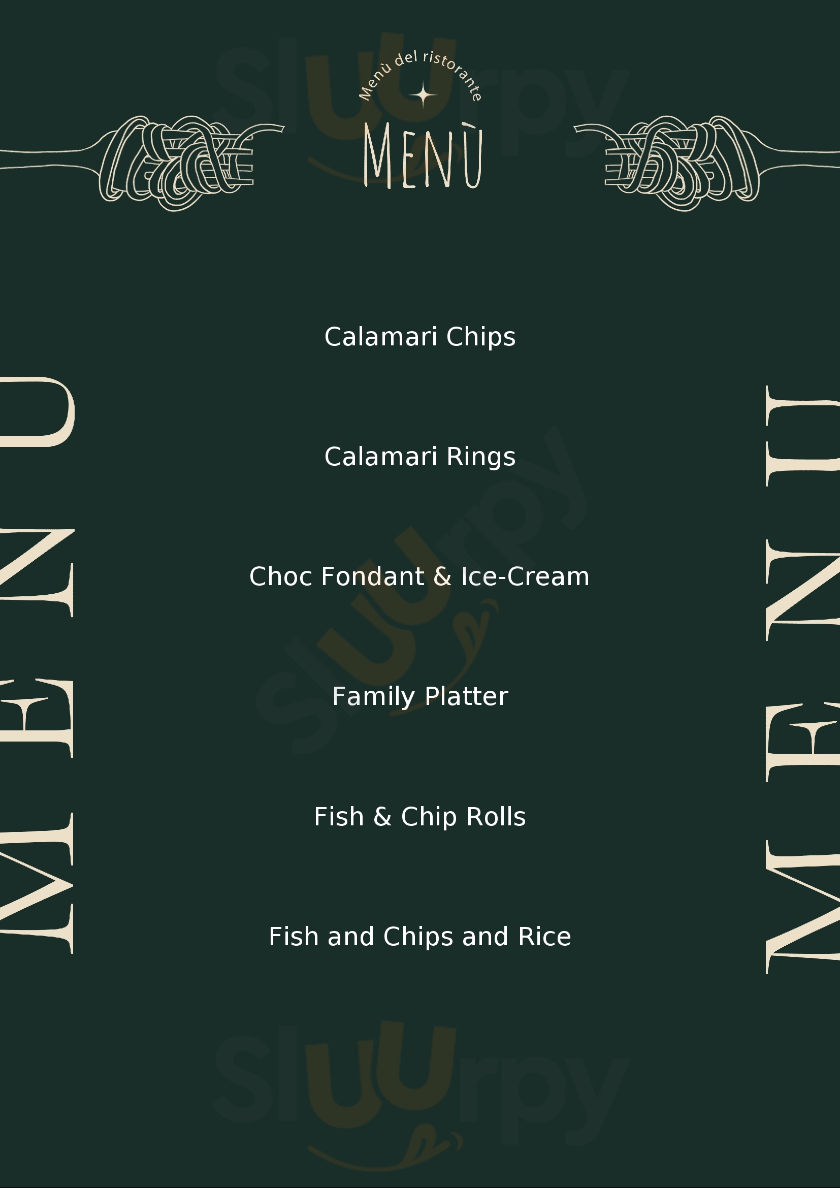 Frying Nemo Cape Town Central Menu - 1