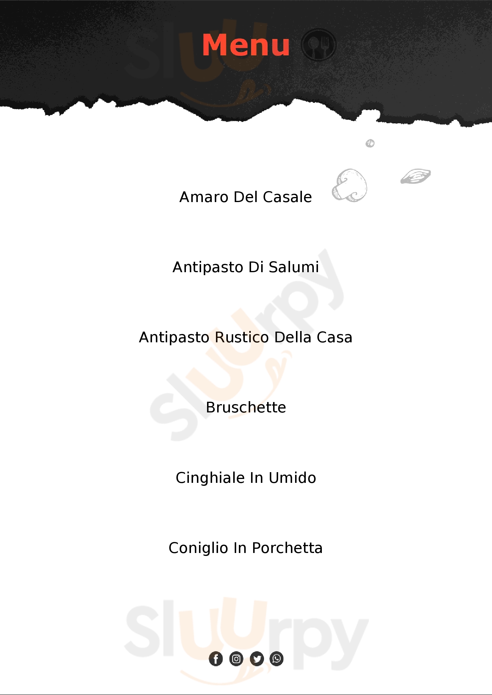 Il Casale Dell'osteria Montalto di Castro Menu - 1