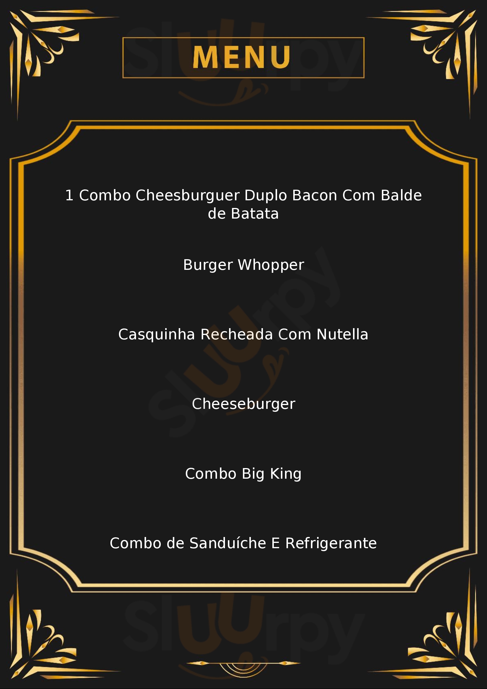 Burger King Horizonte Menu - 1