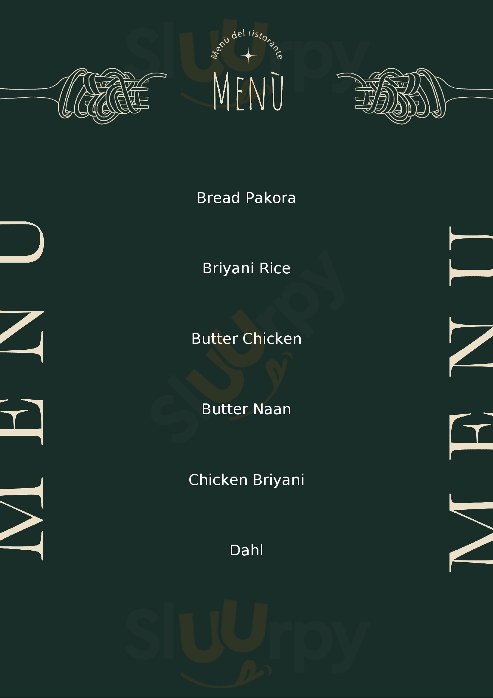 Zanas Indian Fusion Cuisine Jakarta Menu - 1