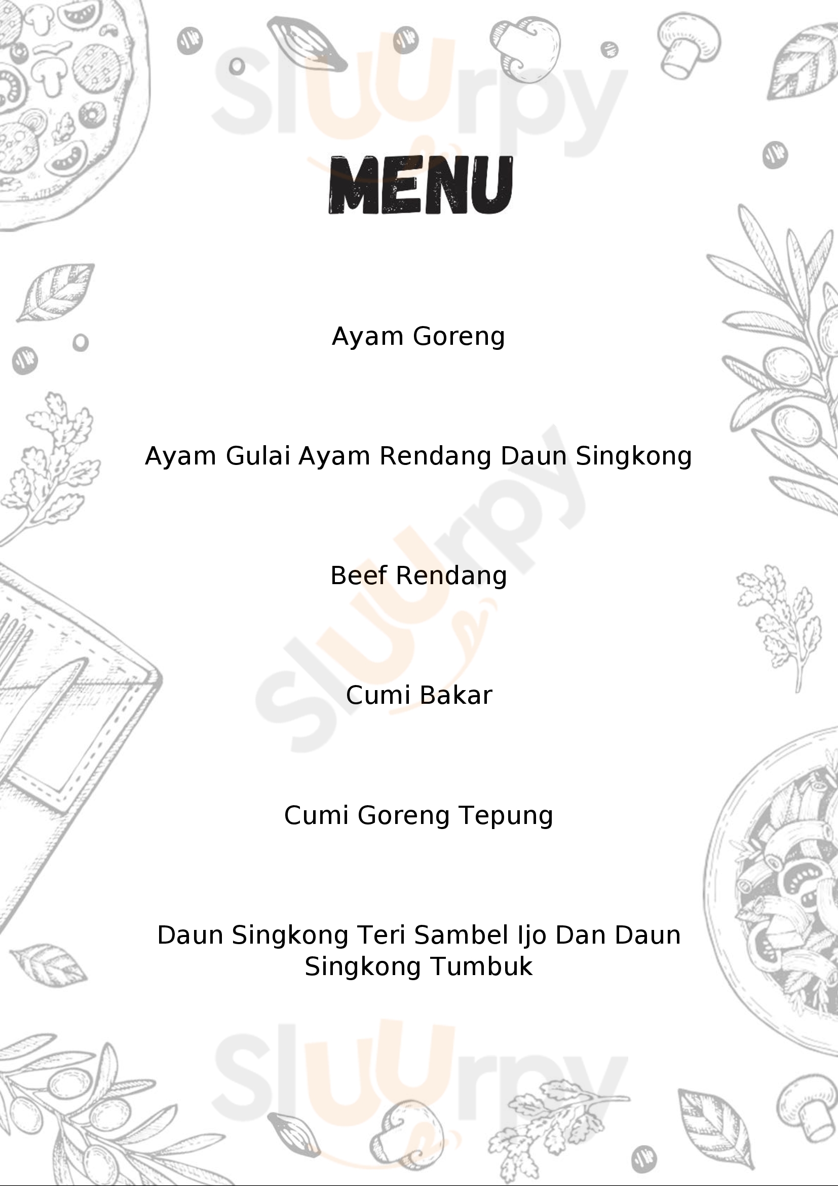 Pandan Bistro Jakarta Menu - 1