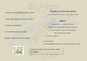 Menu san valentino