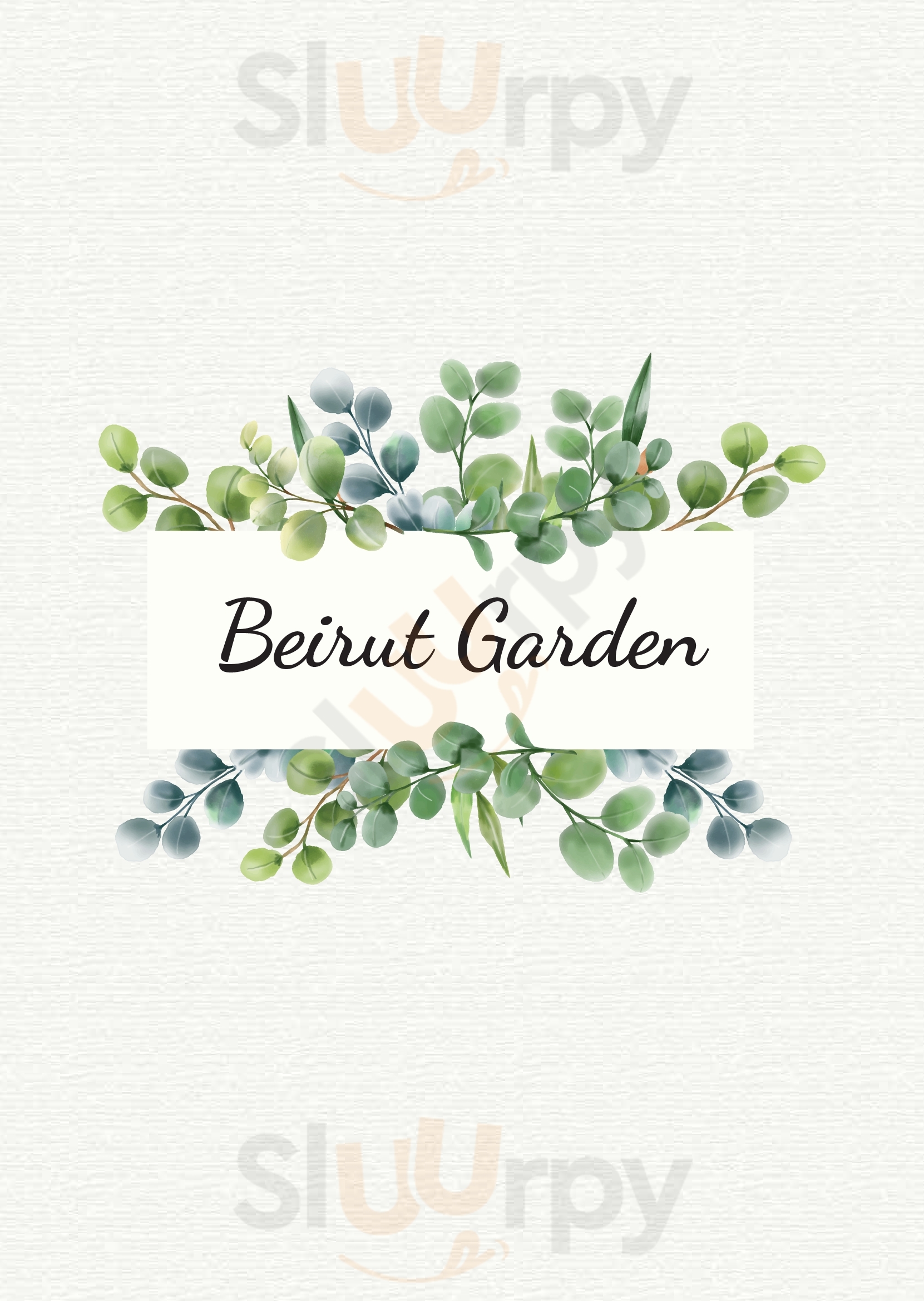Beirut Garden London Menu - 1