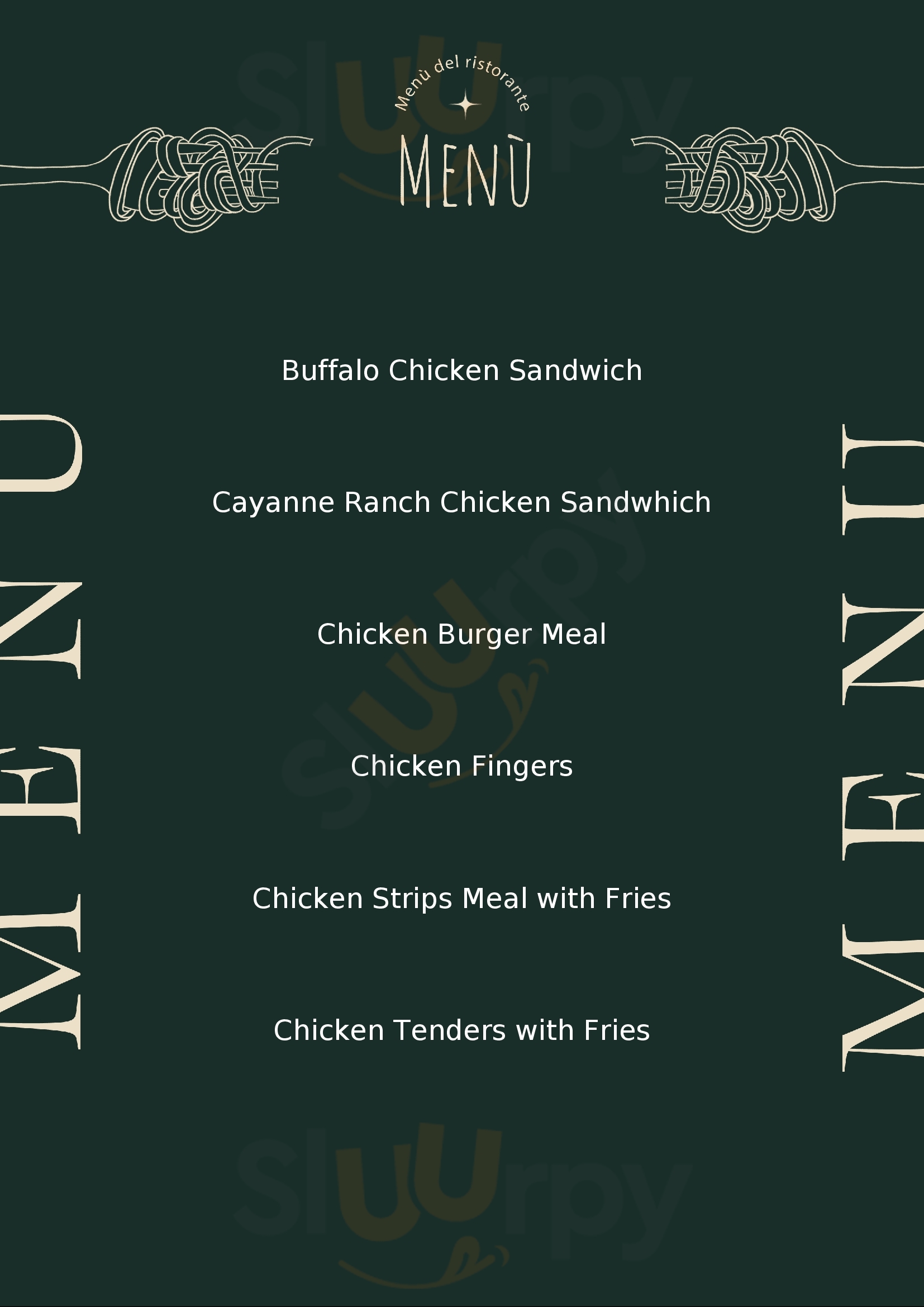 Slim Chicken Nottingham Menu - 1