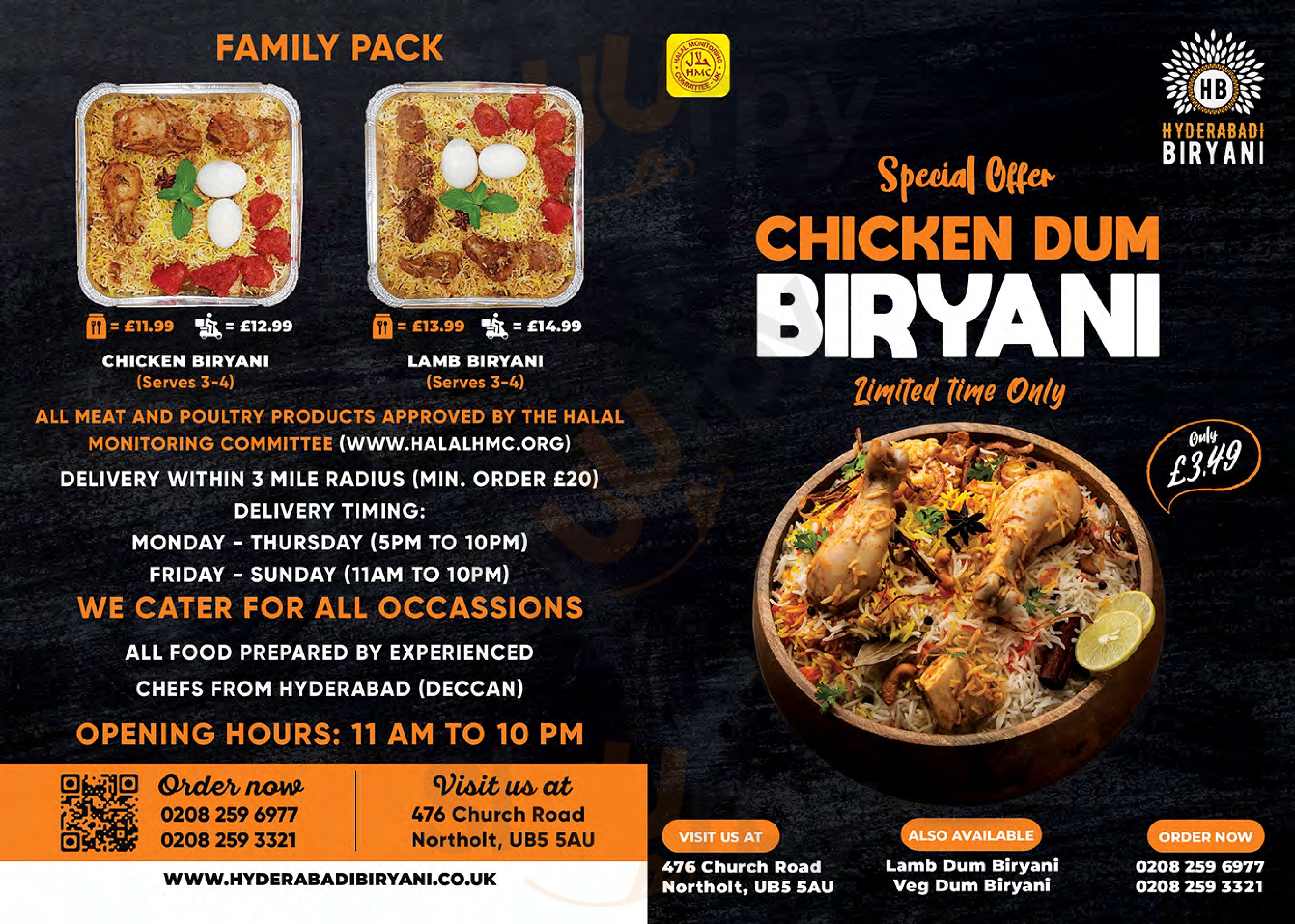 Hyderabadi Biryani Northolt Menu - 1