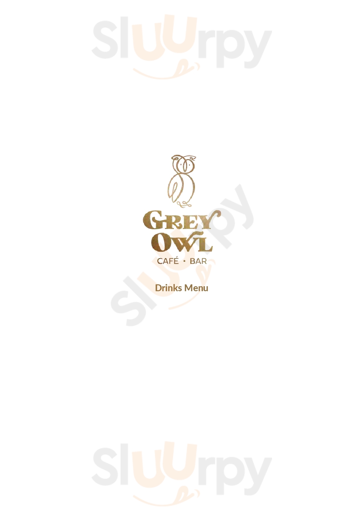 Grey Owl Newcastle upon Tyne Menu - 1