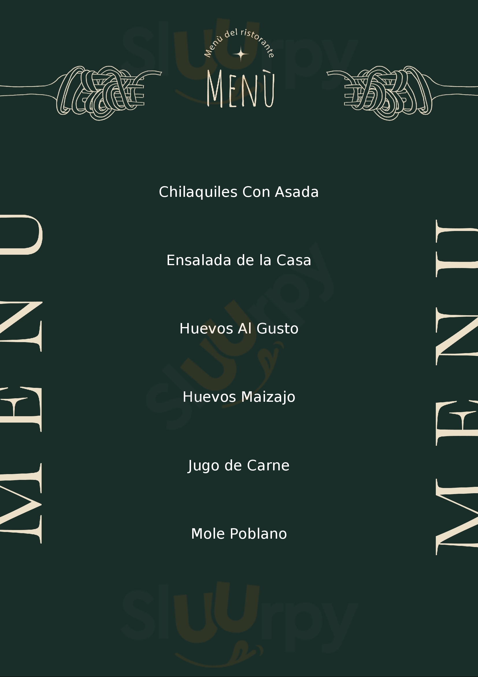 Maizajo, Sabor A Historia Municipio de Toluca Menu - 1