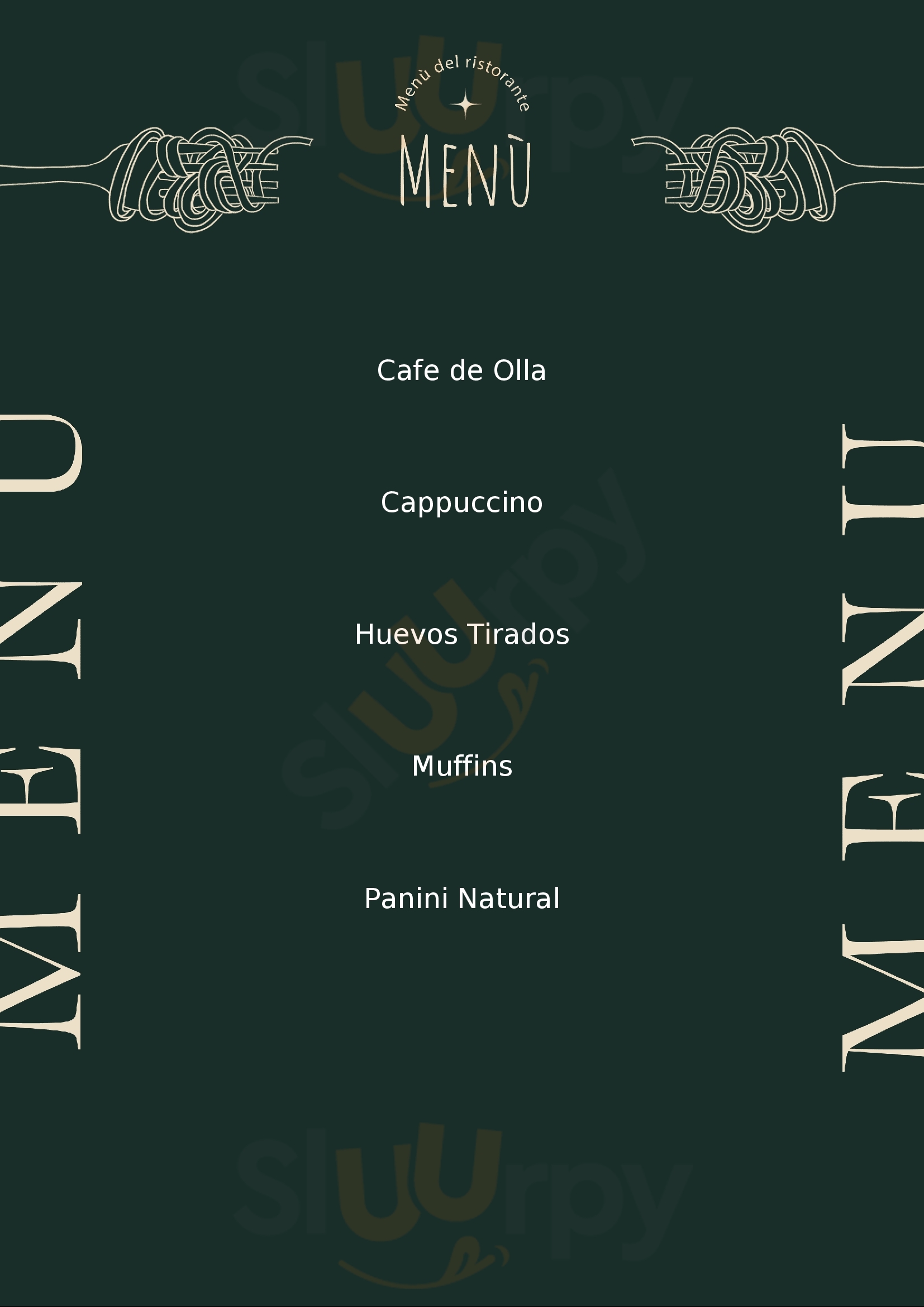 Coffeecake Cancún Menu - 1