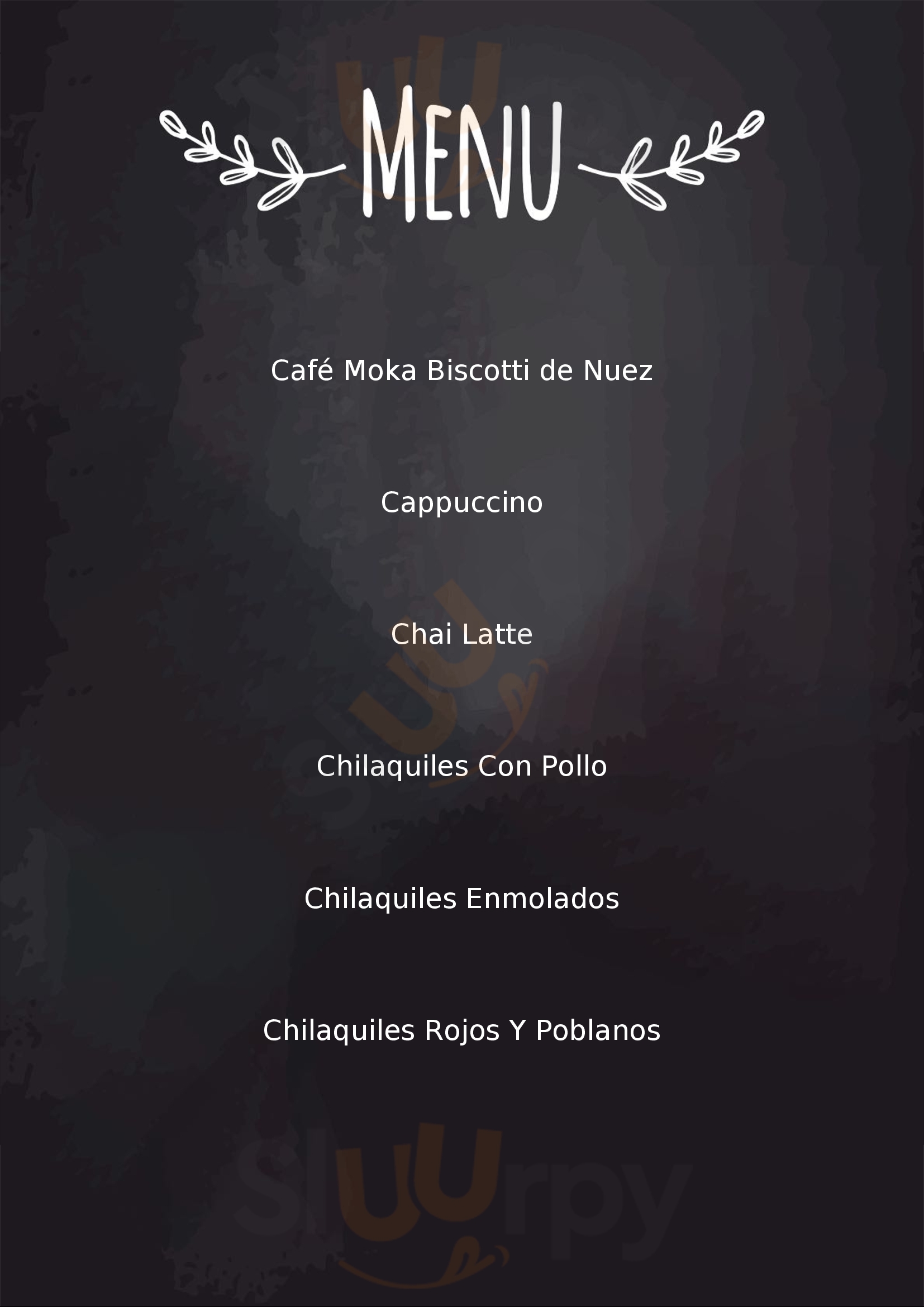 Endémico Vivero Café Guadalajara Menu - 1