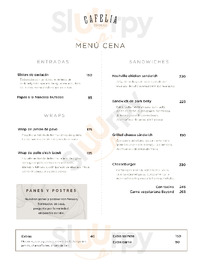 Cafelia menu