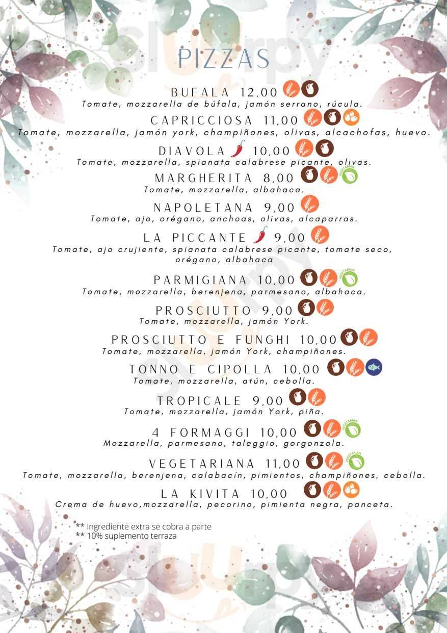 216 Grammi Poblenou Barcelona Menu - 1