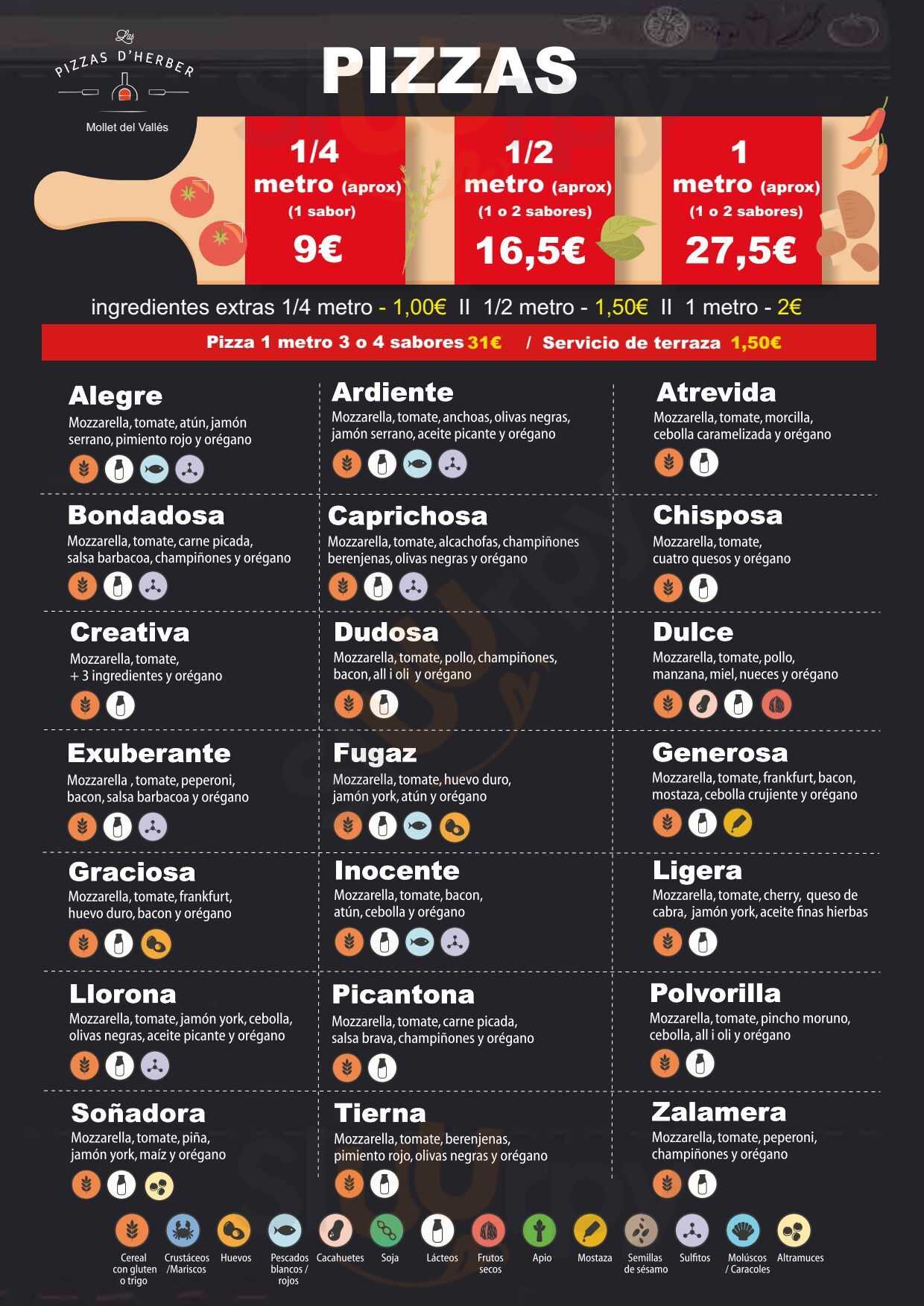 Las Pizzas D'herber Marbella Menu - 1