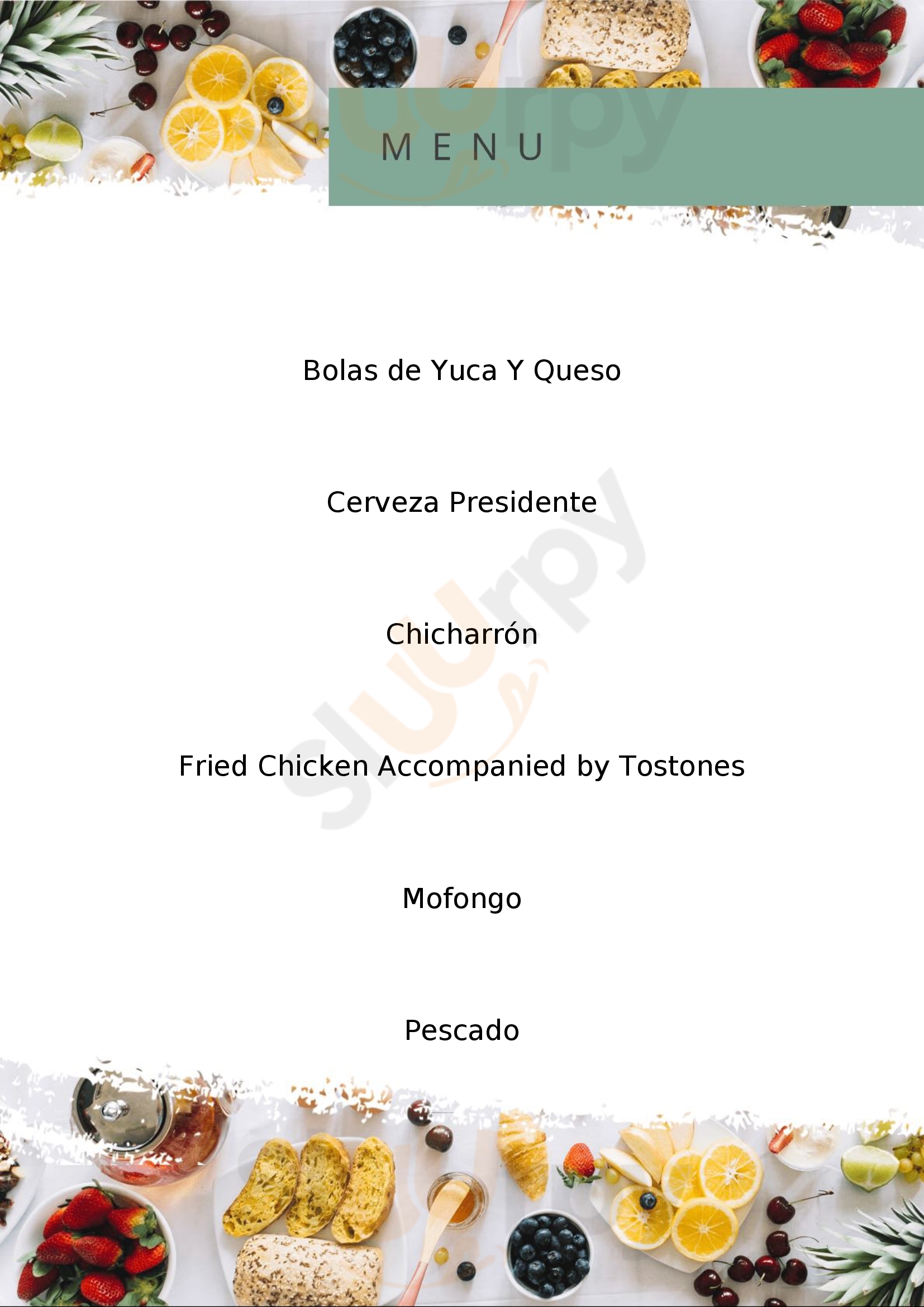 Villa Mella Palma de Mallorca Menu - 1