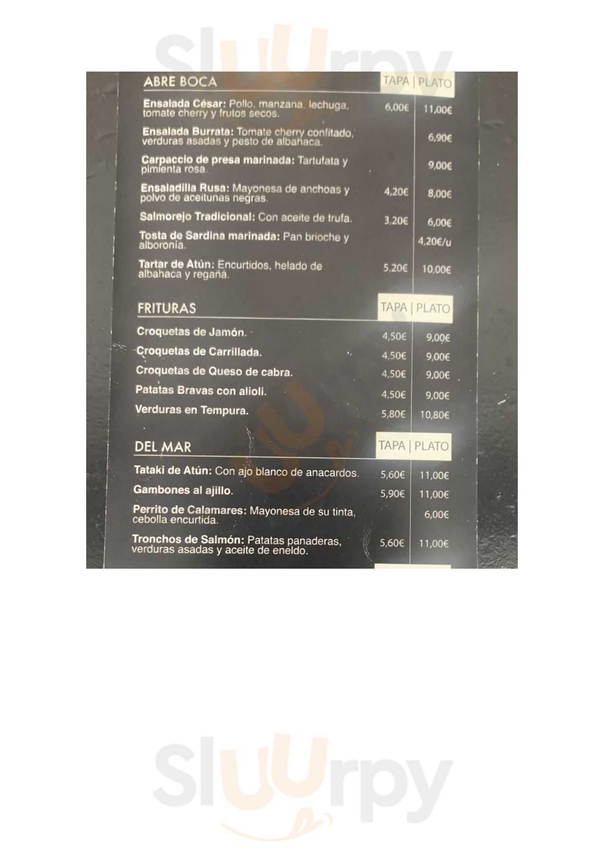 La Lista Negra Gastrobar Sevilla Menu - 1