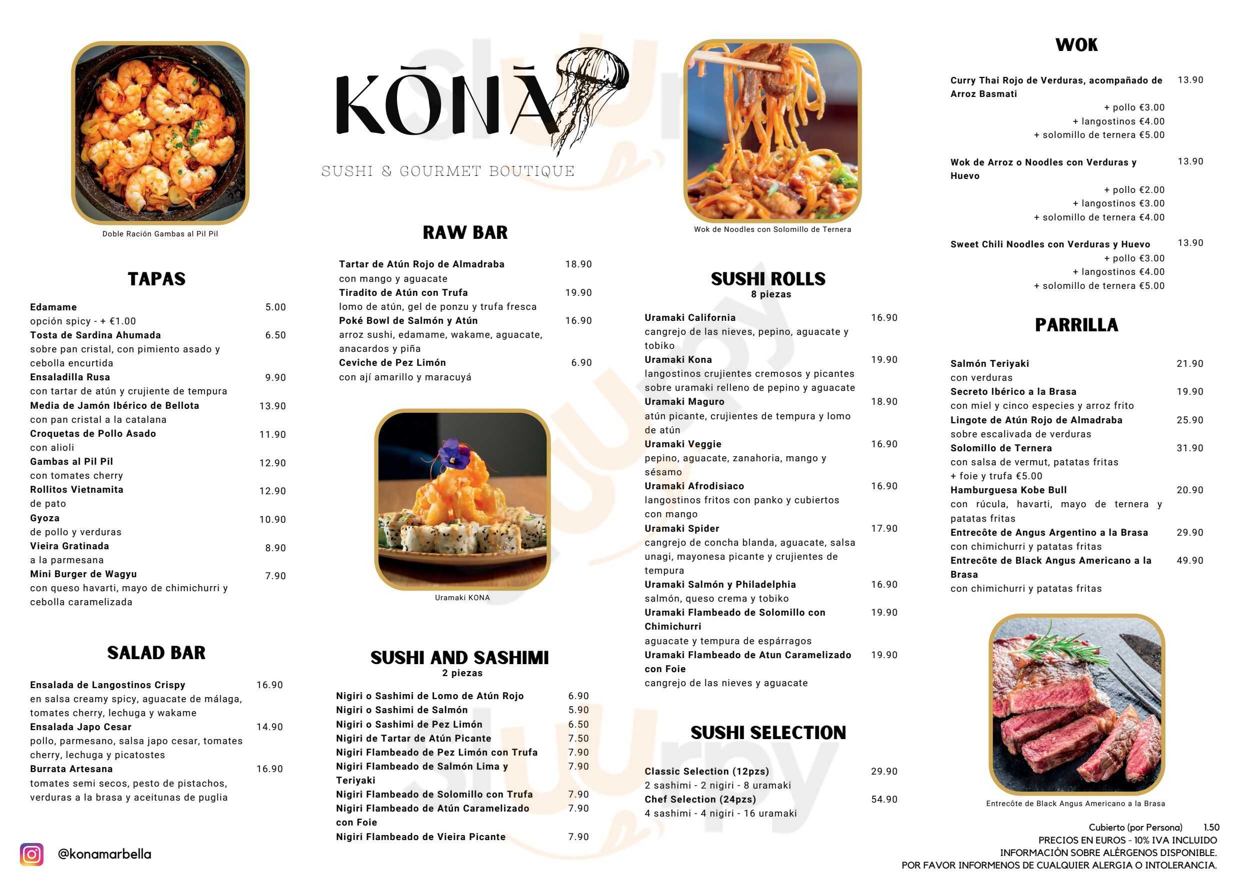 Kōnā Marbella Marbella Menu - 1