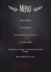 Bar Les Sports menu
