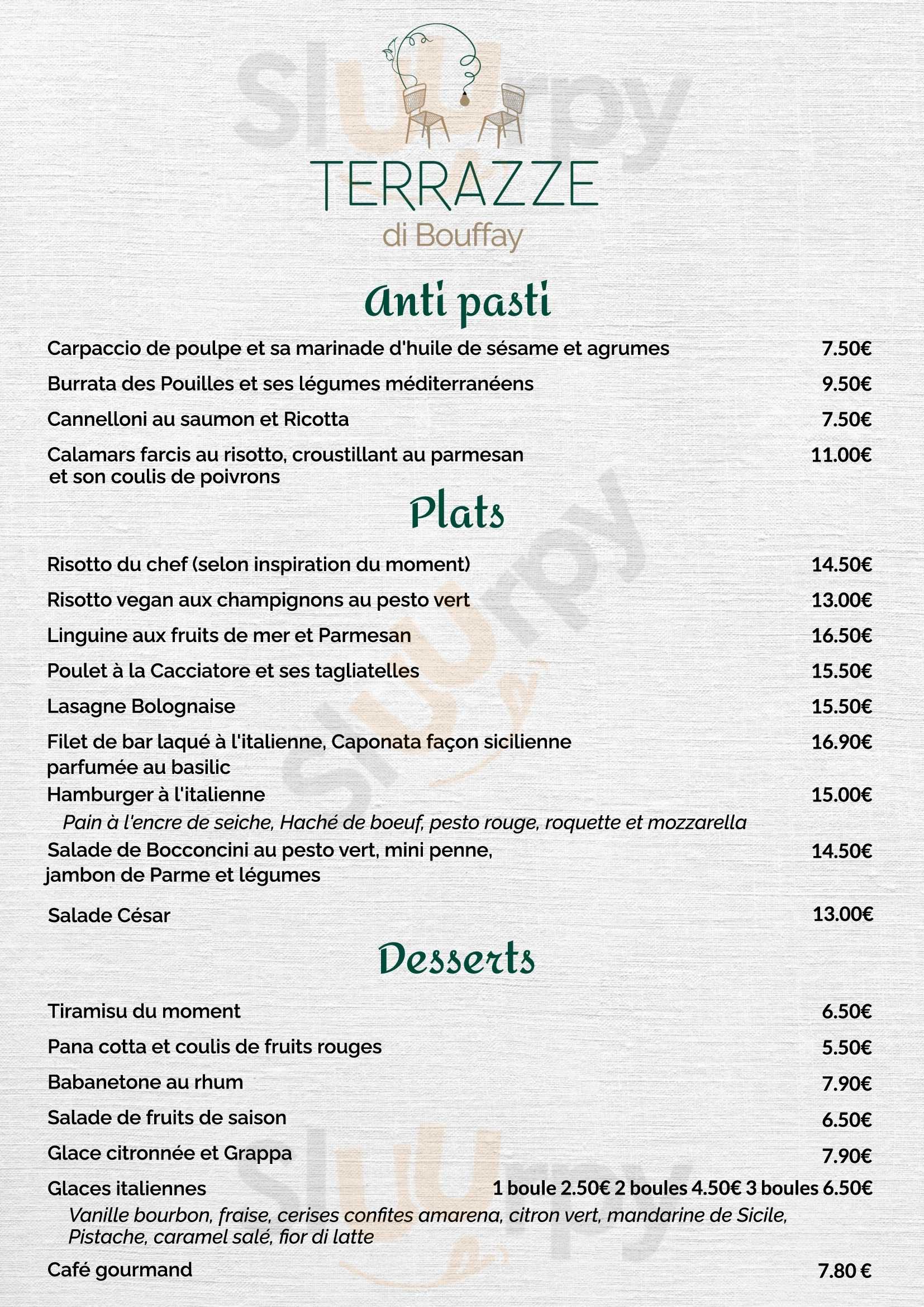 Terrazze Di Bouffay Nantes Menu - 1