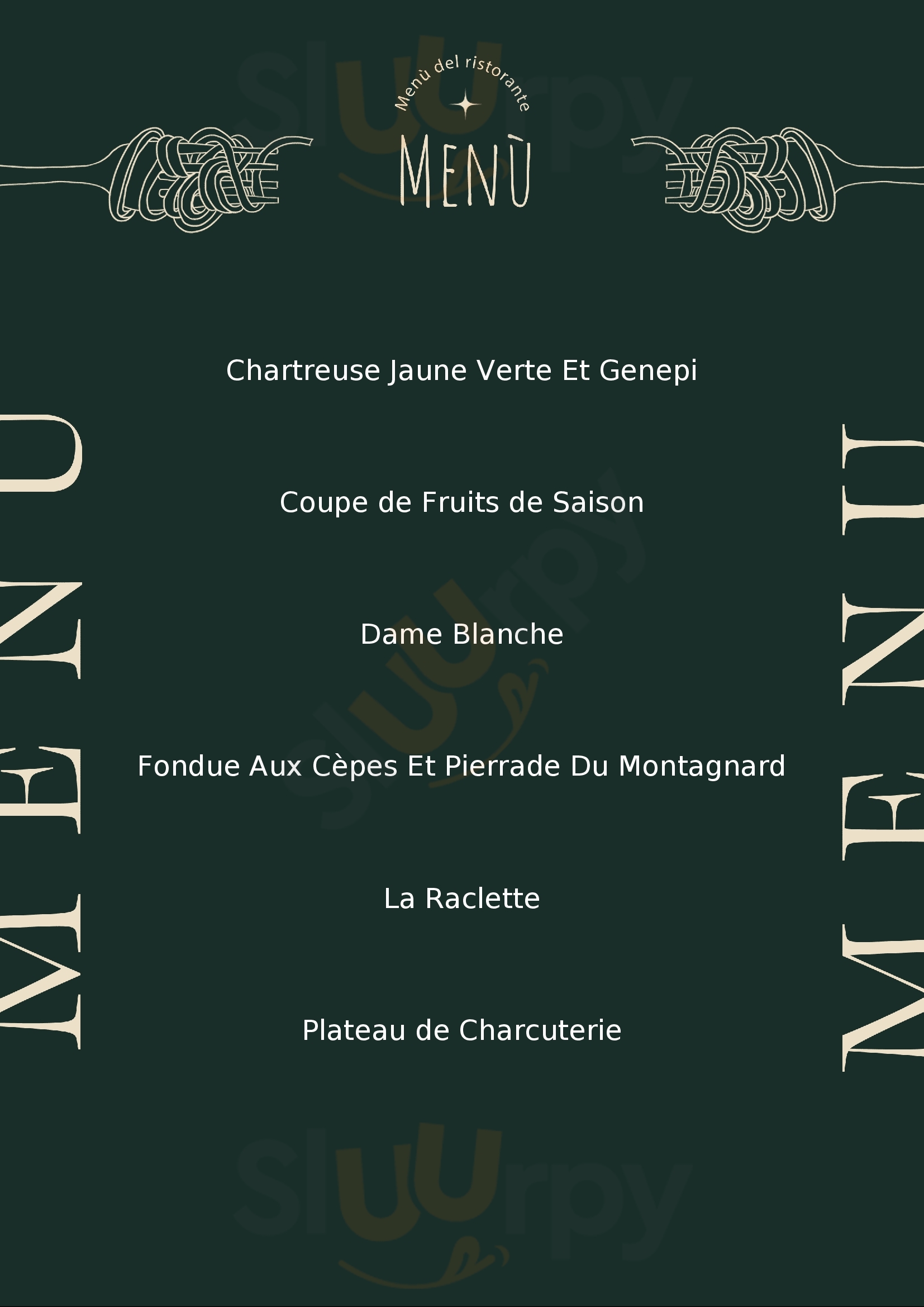 Le Montagnard Grenoble Menu - 1