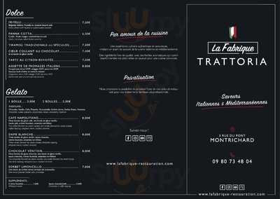 La Fabrique Trattoria, Montrichard