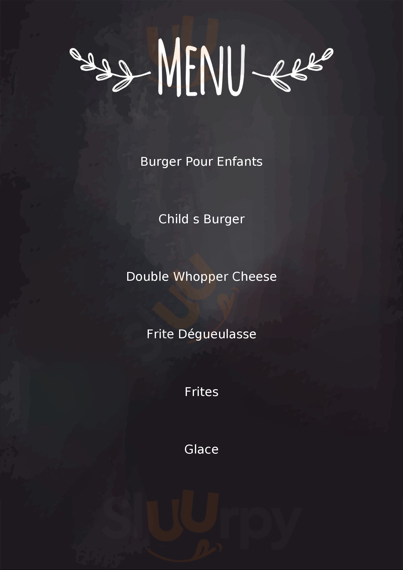 Burger King Chalon-sur-Saône Menu - 1