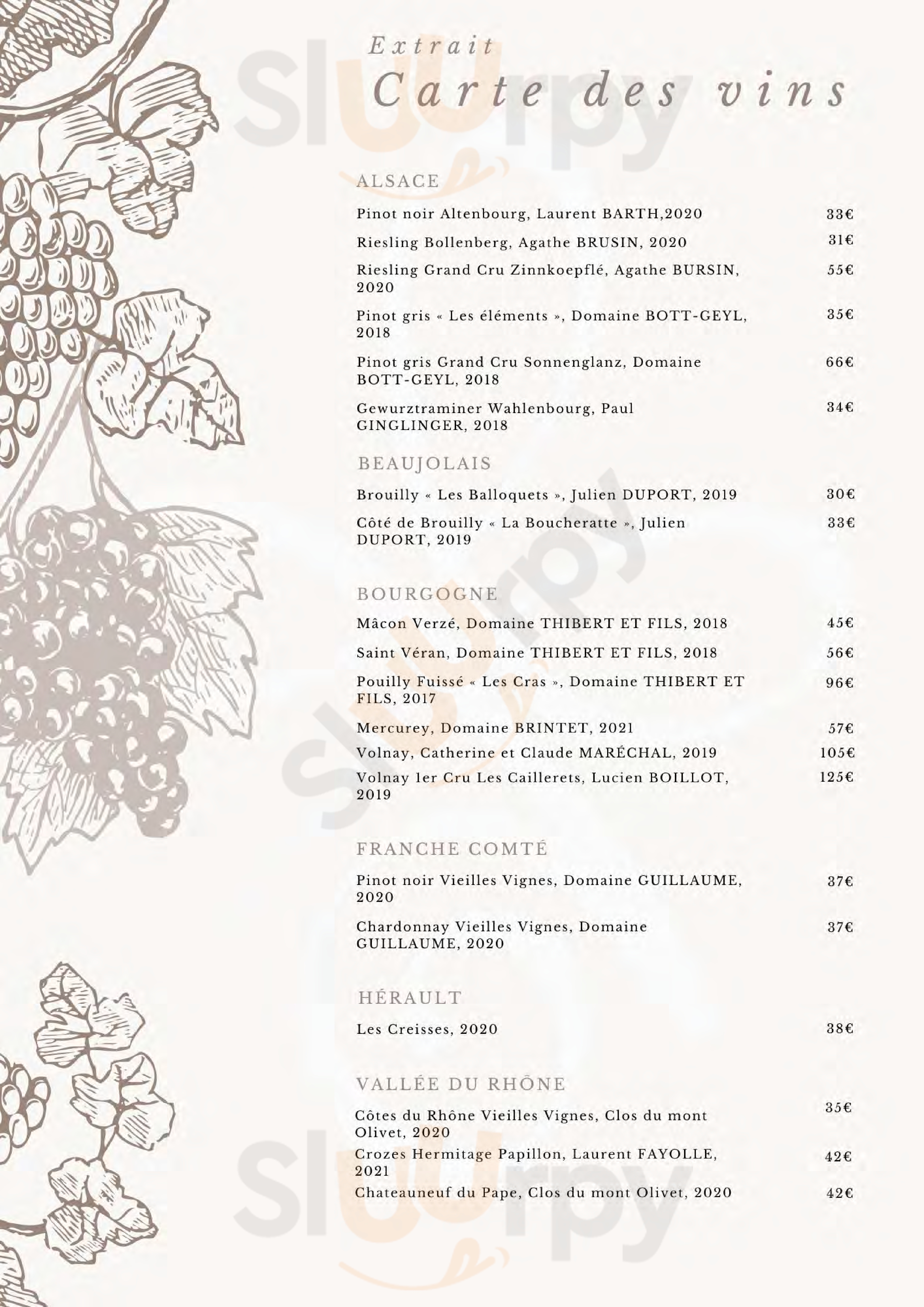 Le Lien Belfort Menu - 1