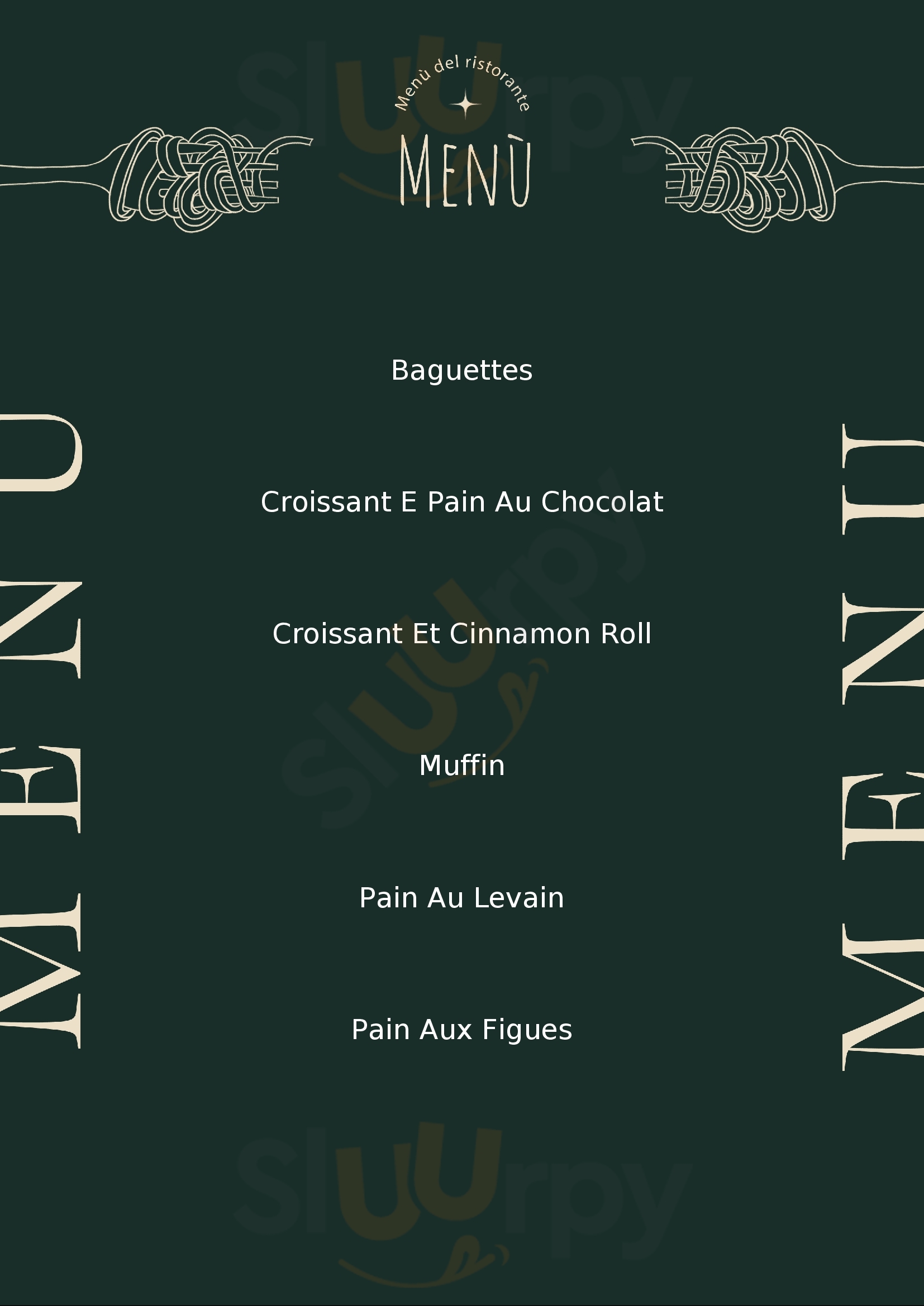 Le Panificateur Marseille Menu - 1