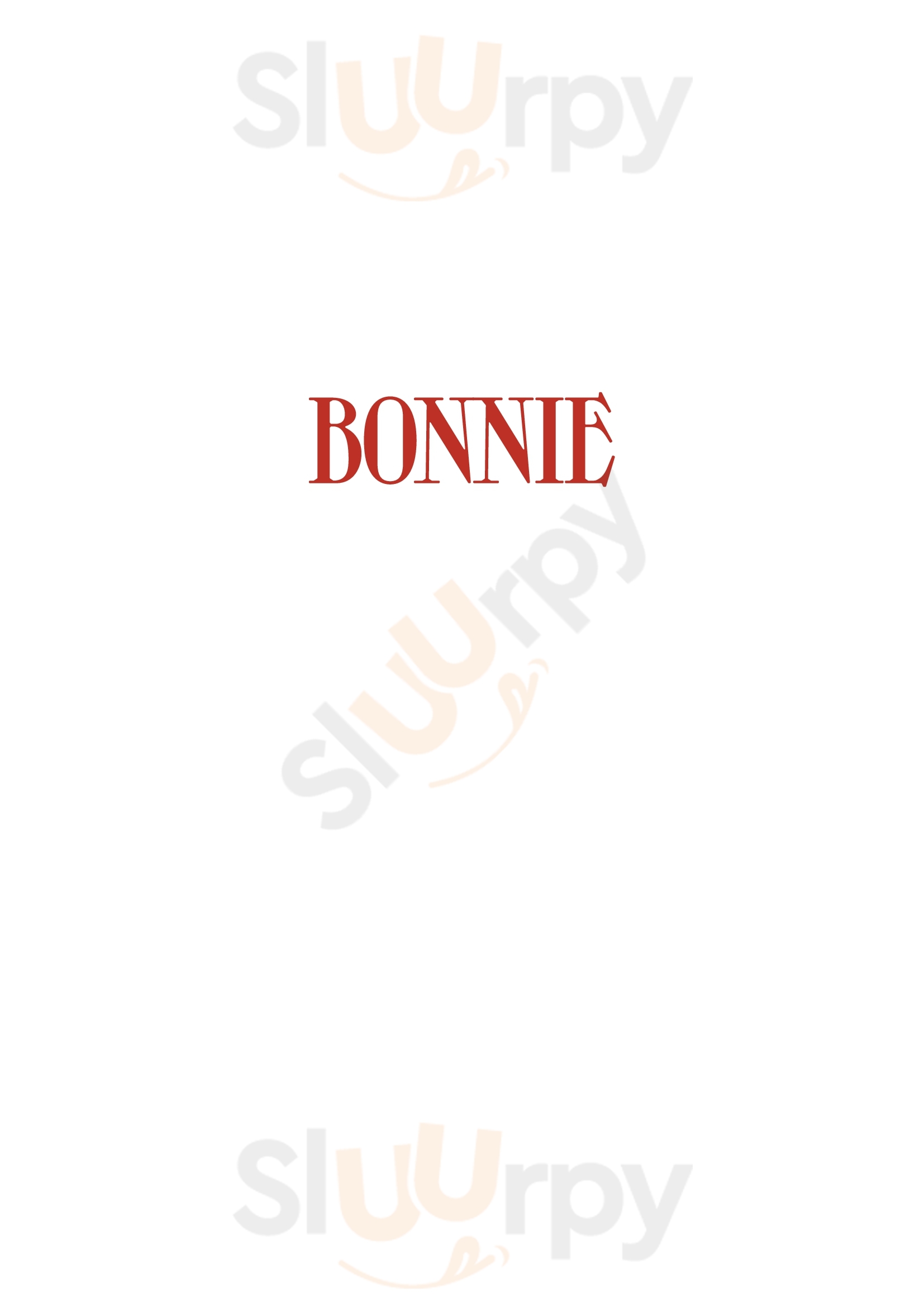 Bonnie Paris Menu - 1