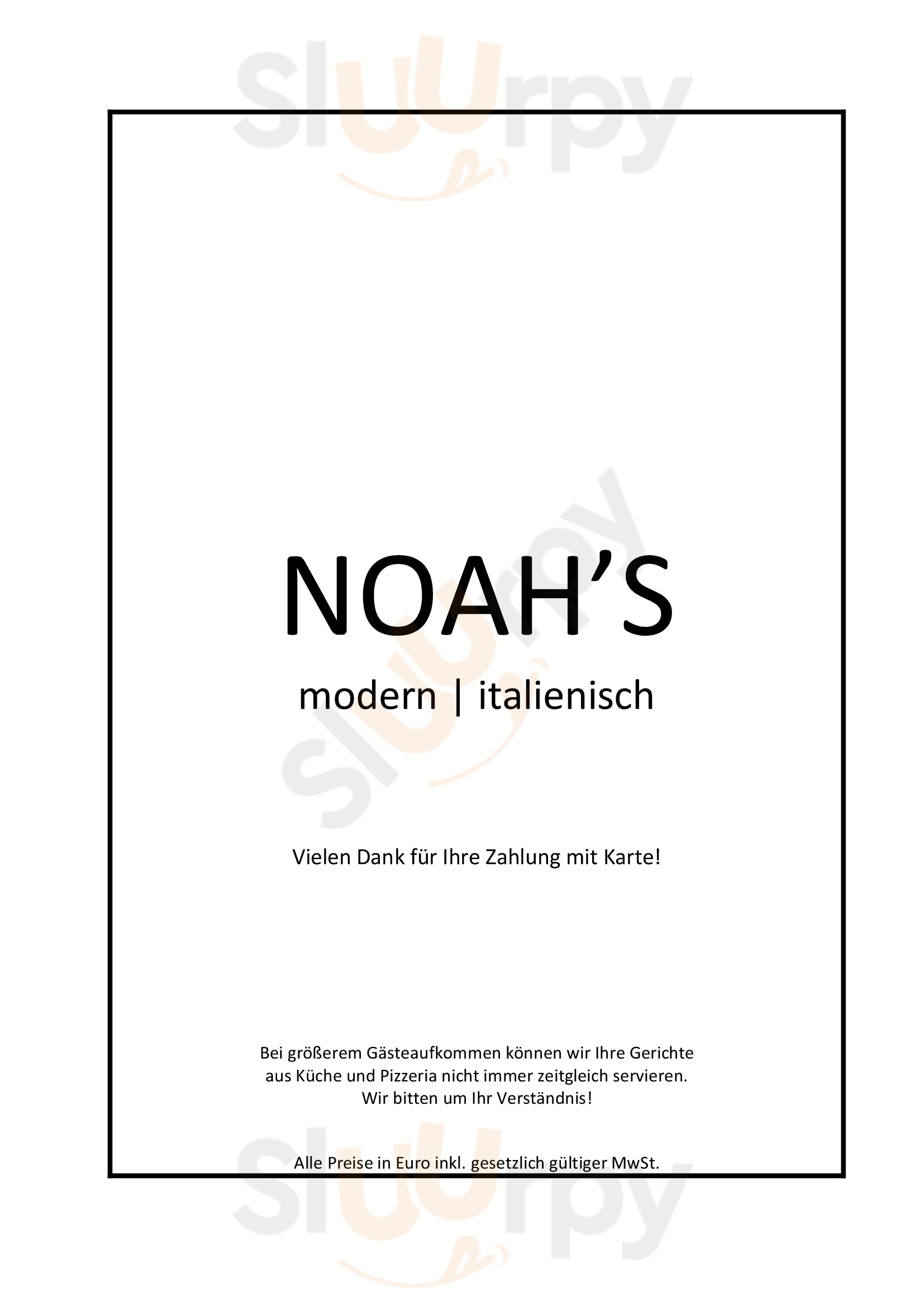 Noah's München Menu - 1