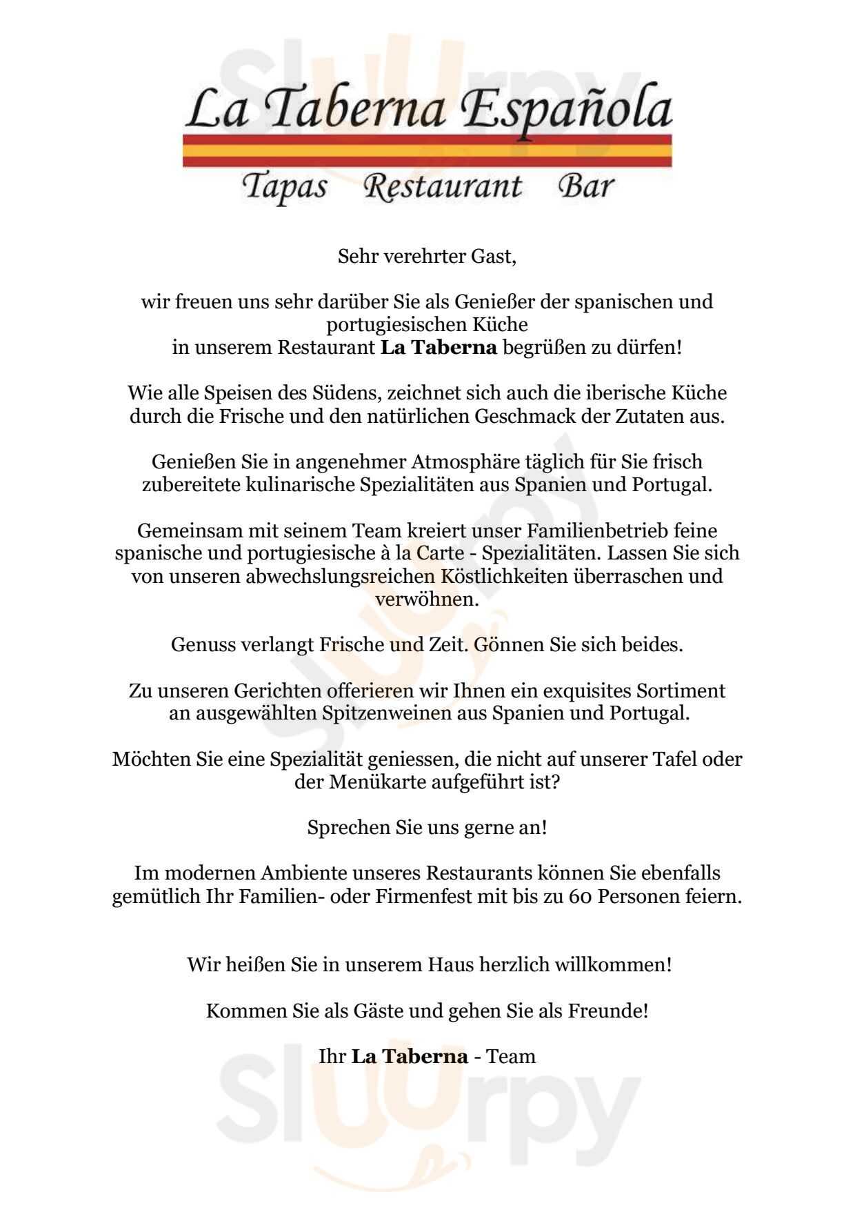 Lataberna – Española Düsseldorf Menu - 1