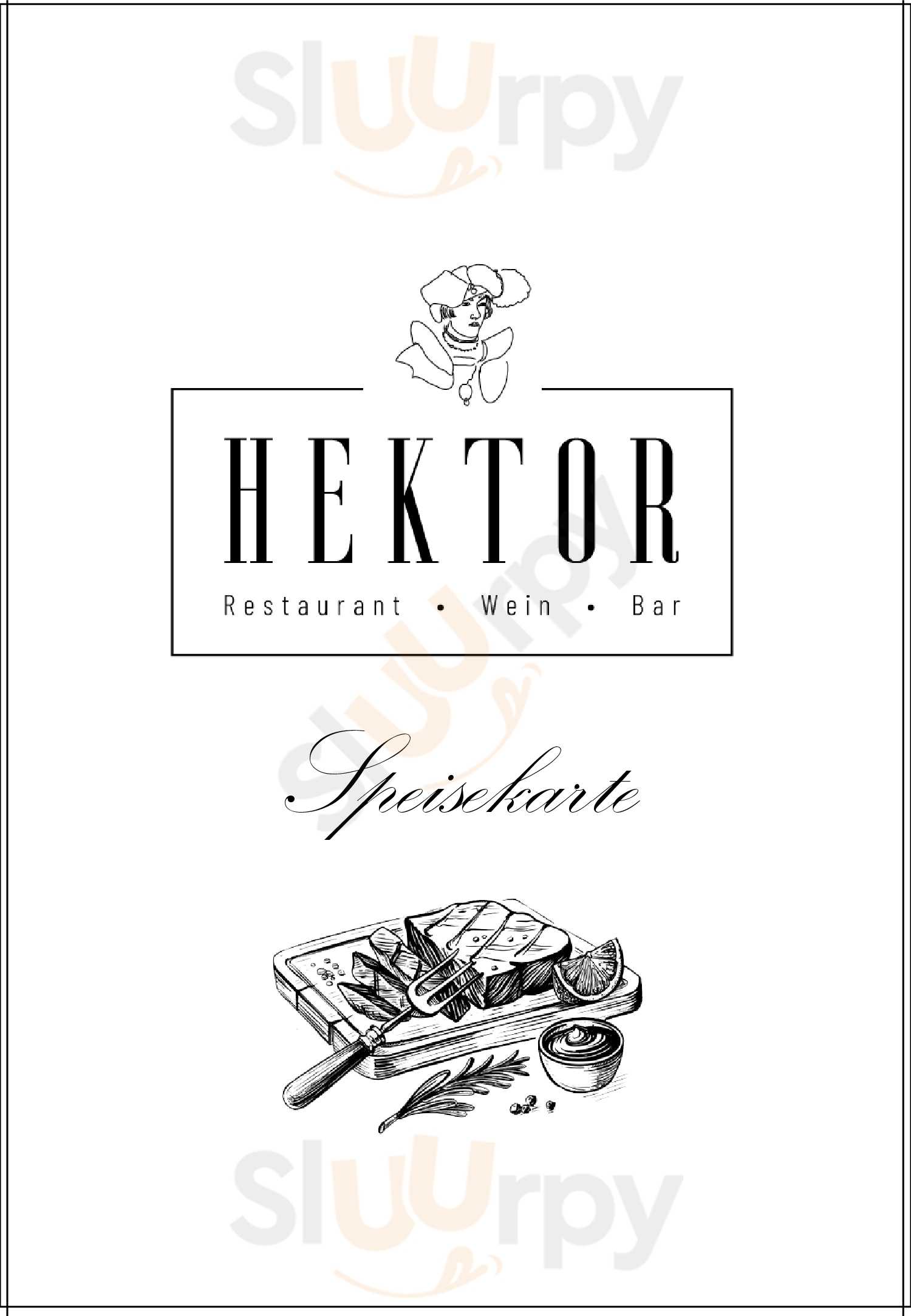 Hektor Restaurant Wein Bar Berlin Menu - 1