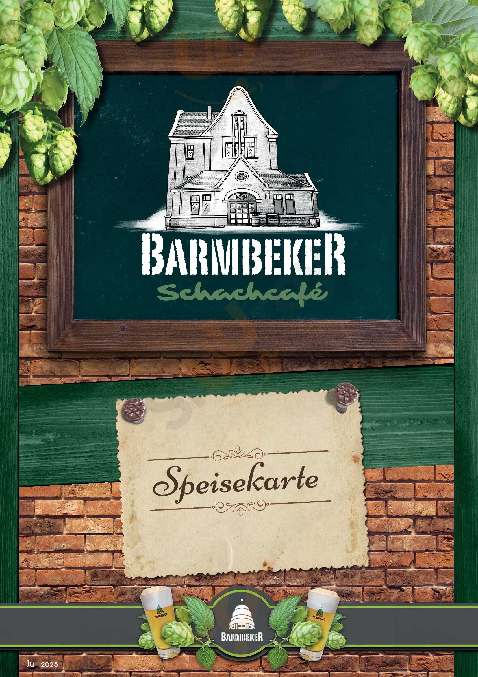 Barmbeker Schachcafé Hamburg Menu - 1